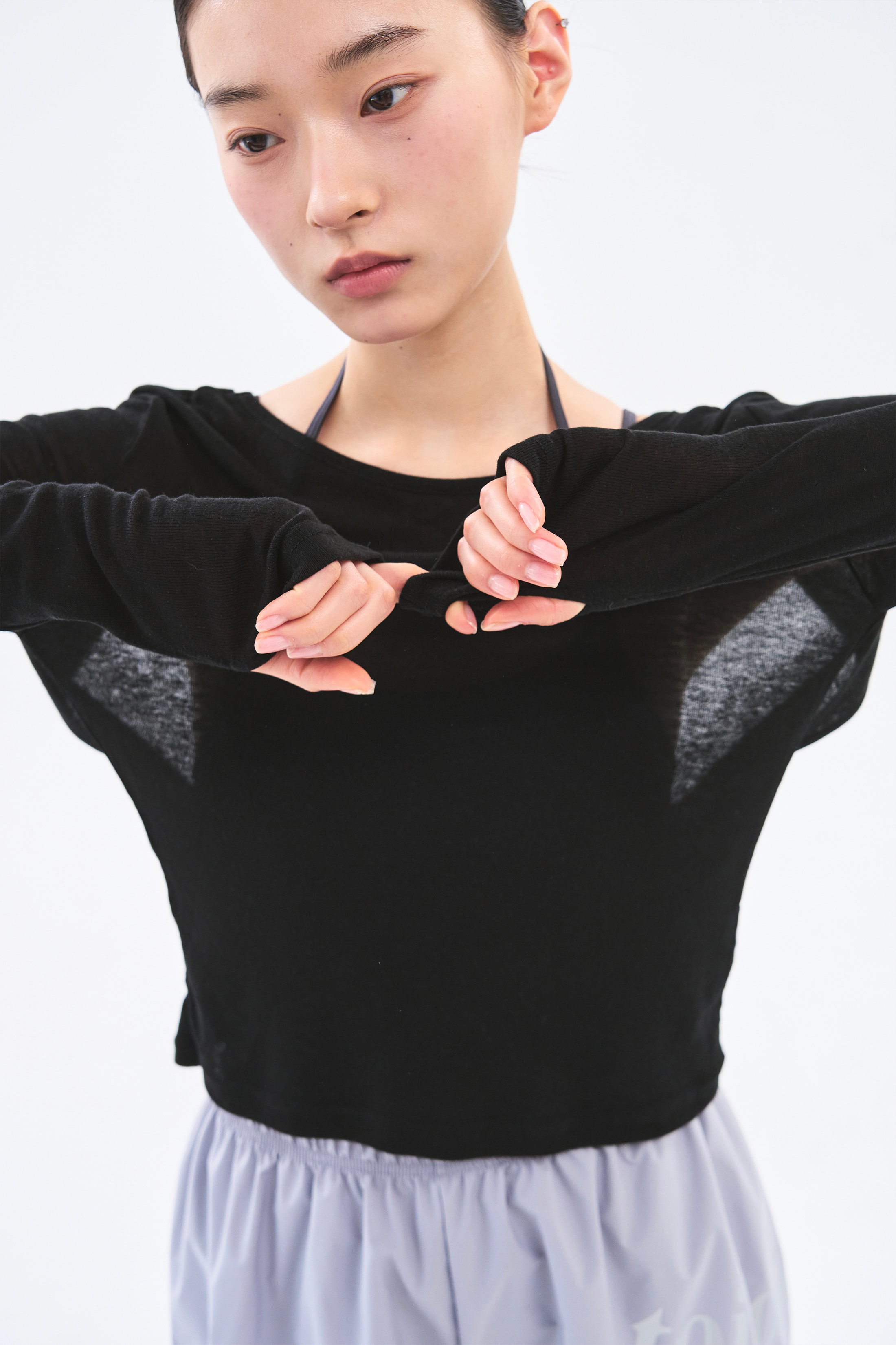 [2차 Reorder]Twist Back Tee _ Black