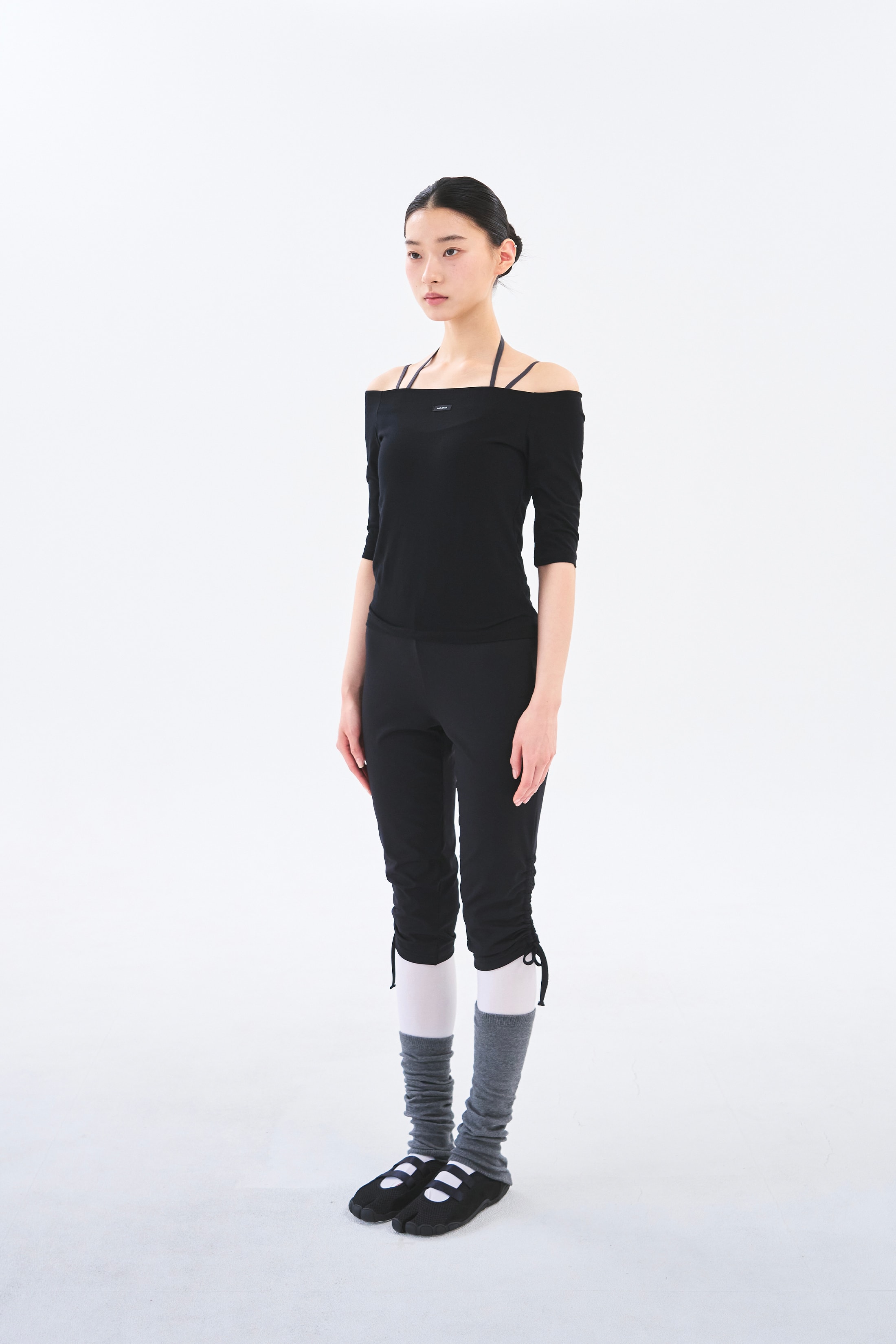 [4차 Reorder]Off Shoulder Tee _ Black