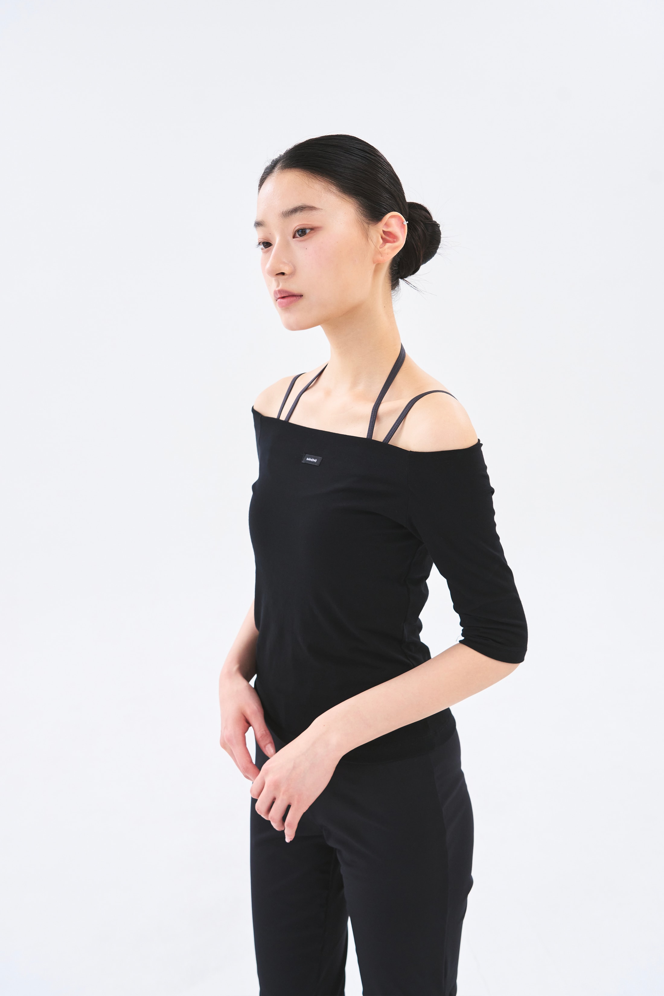 [4차 Reorder]Off Shoulder Tee _ Black
