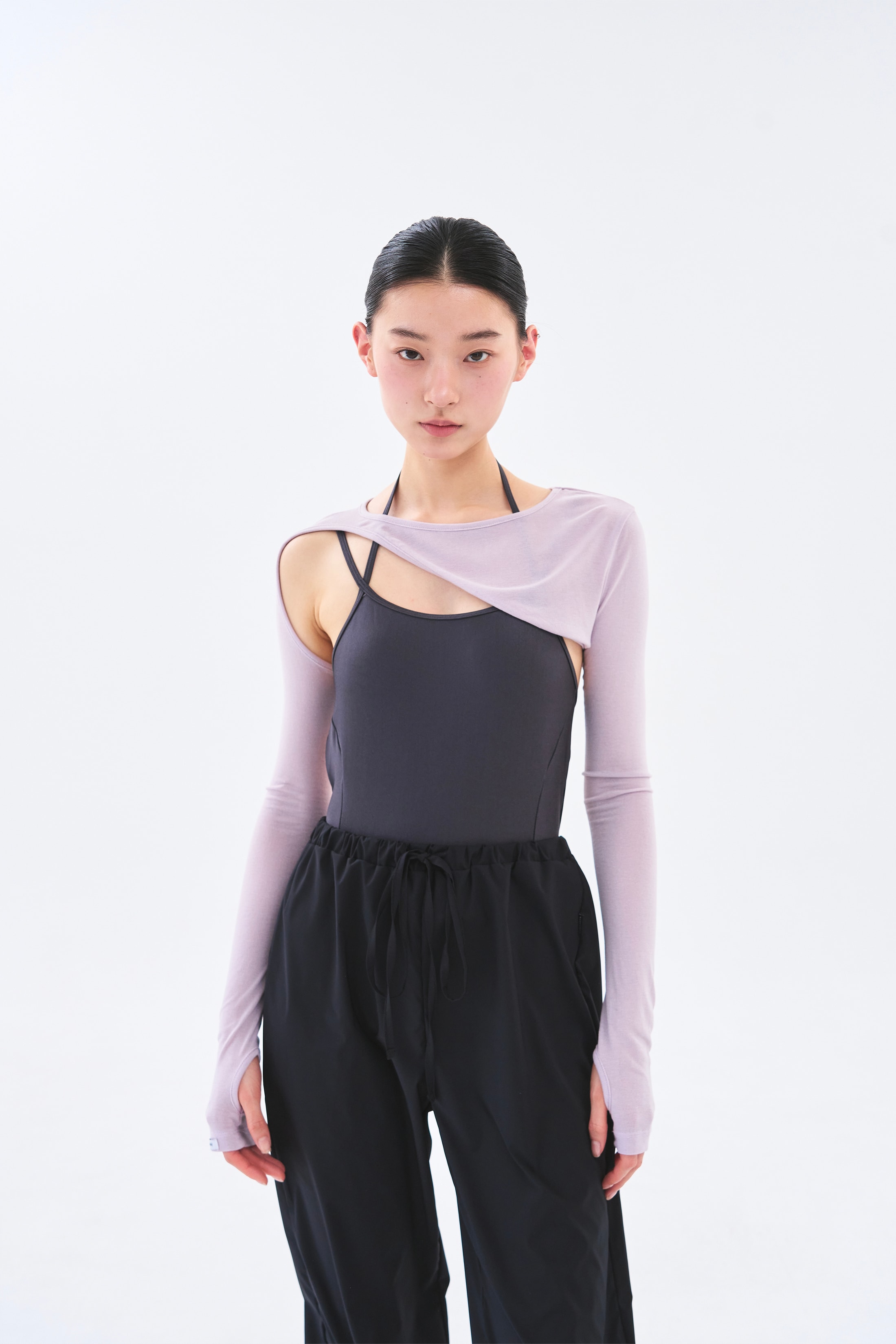 [Reorder]Contour Shrug _ Muted Lavender