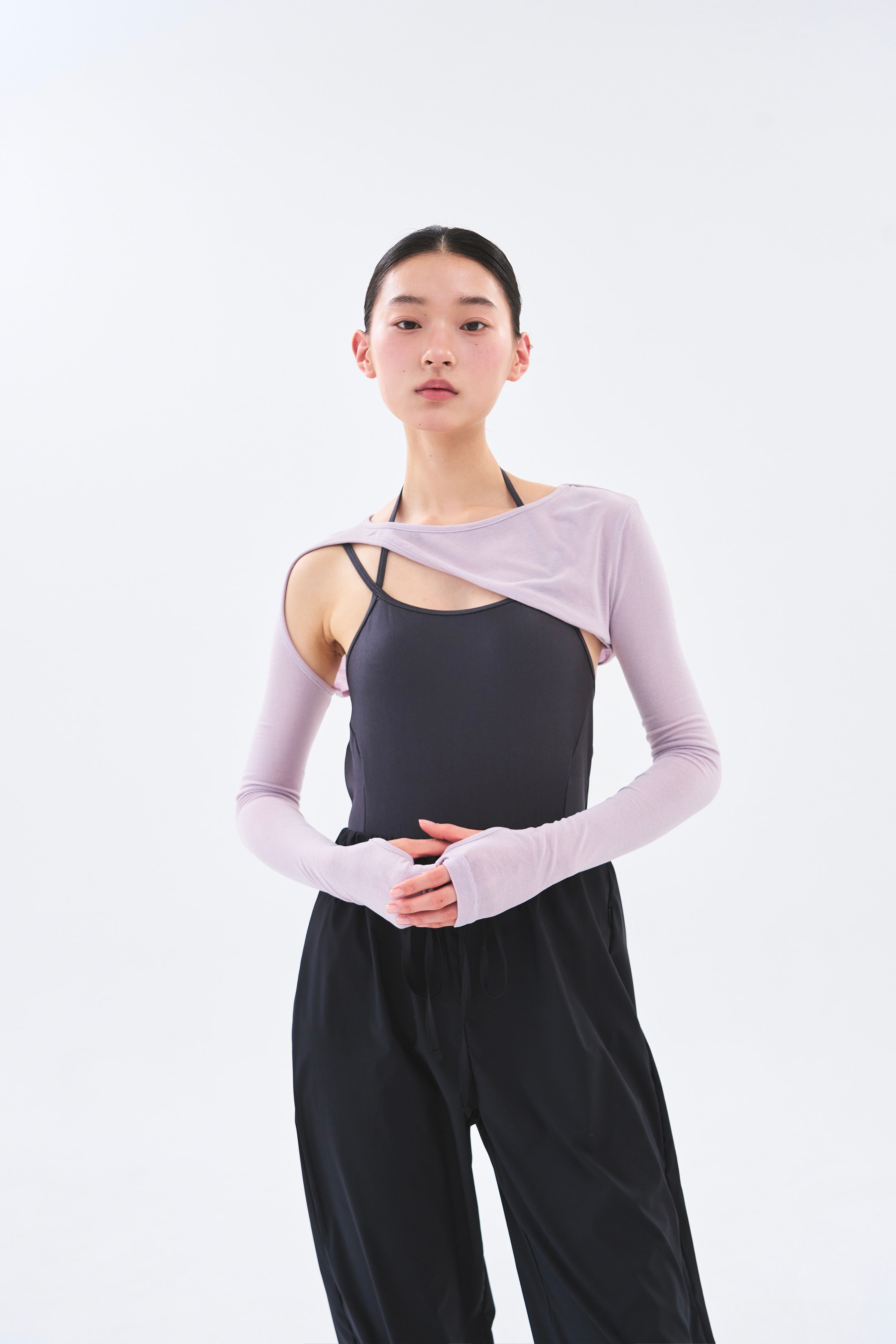 [Reorder]Contour Shrug _ Muted Lavender