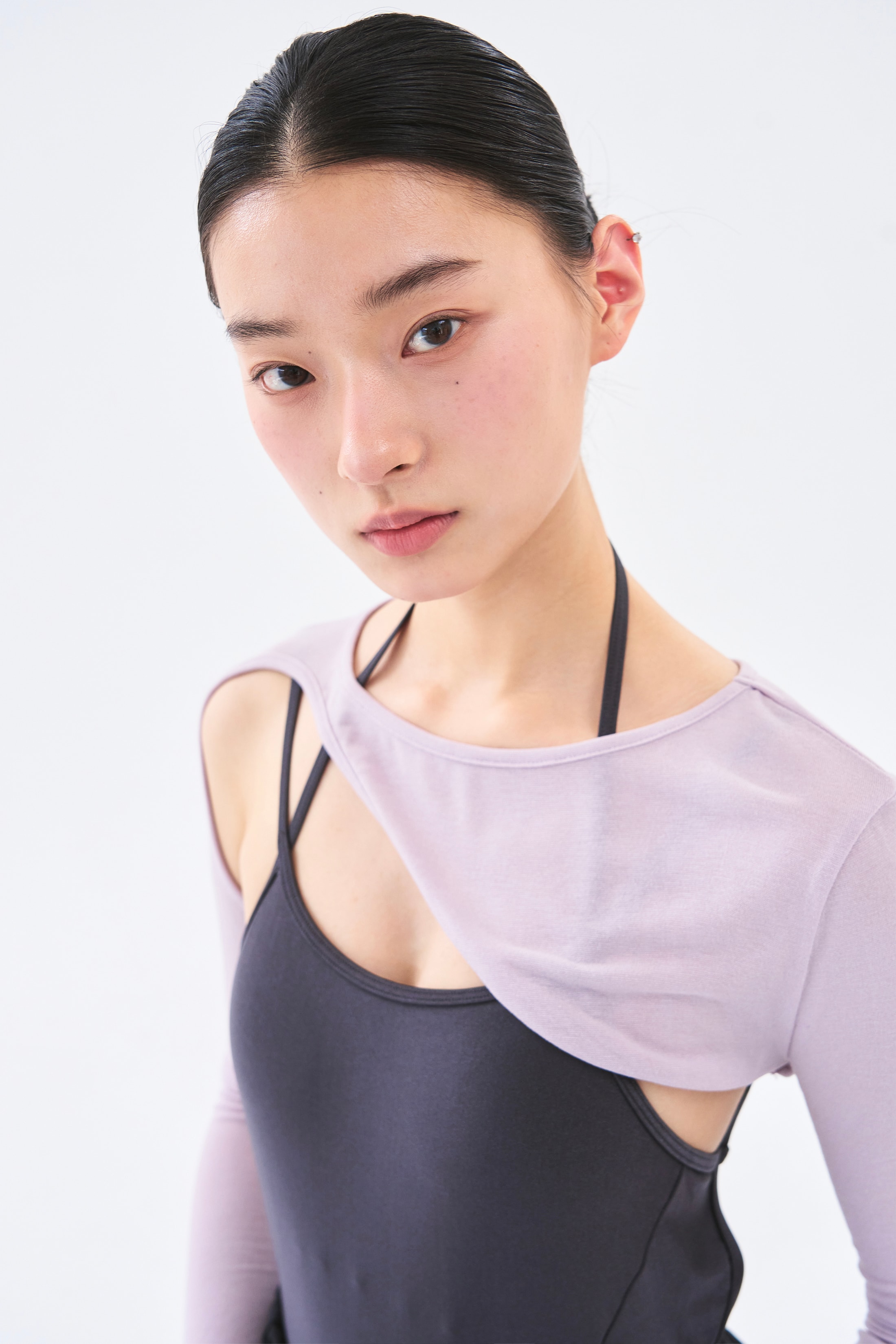 [Reorder]Contour Shrug _ Muted Lavender