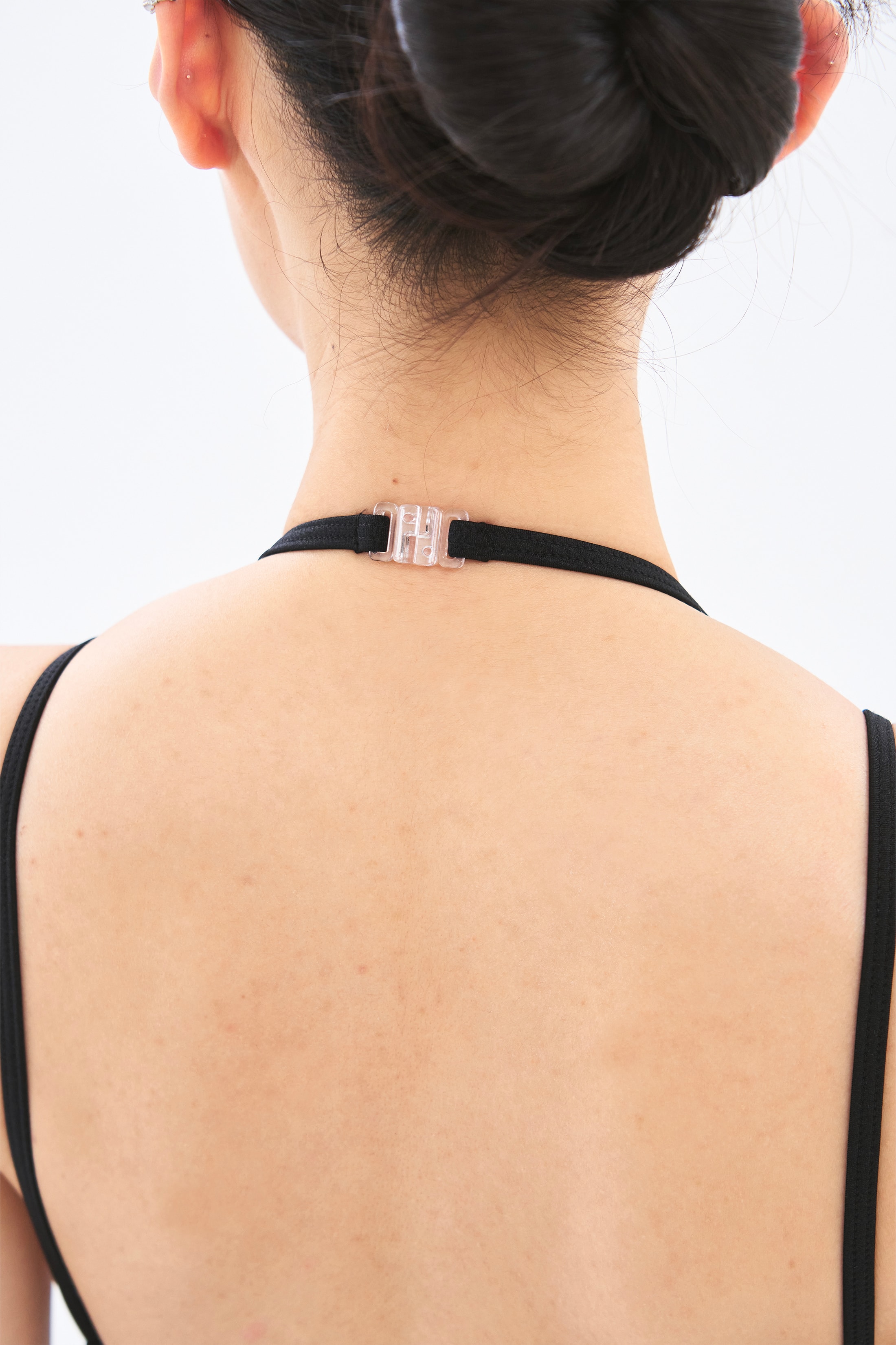 [Reorder]Double Strap Leotard _ Black