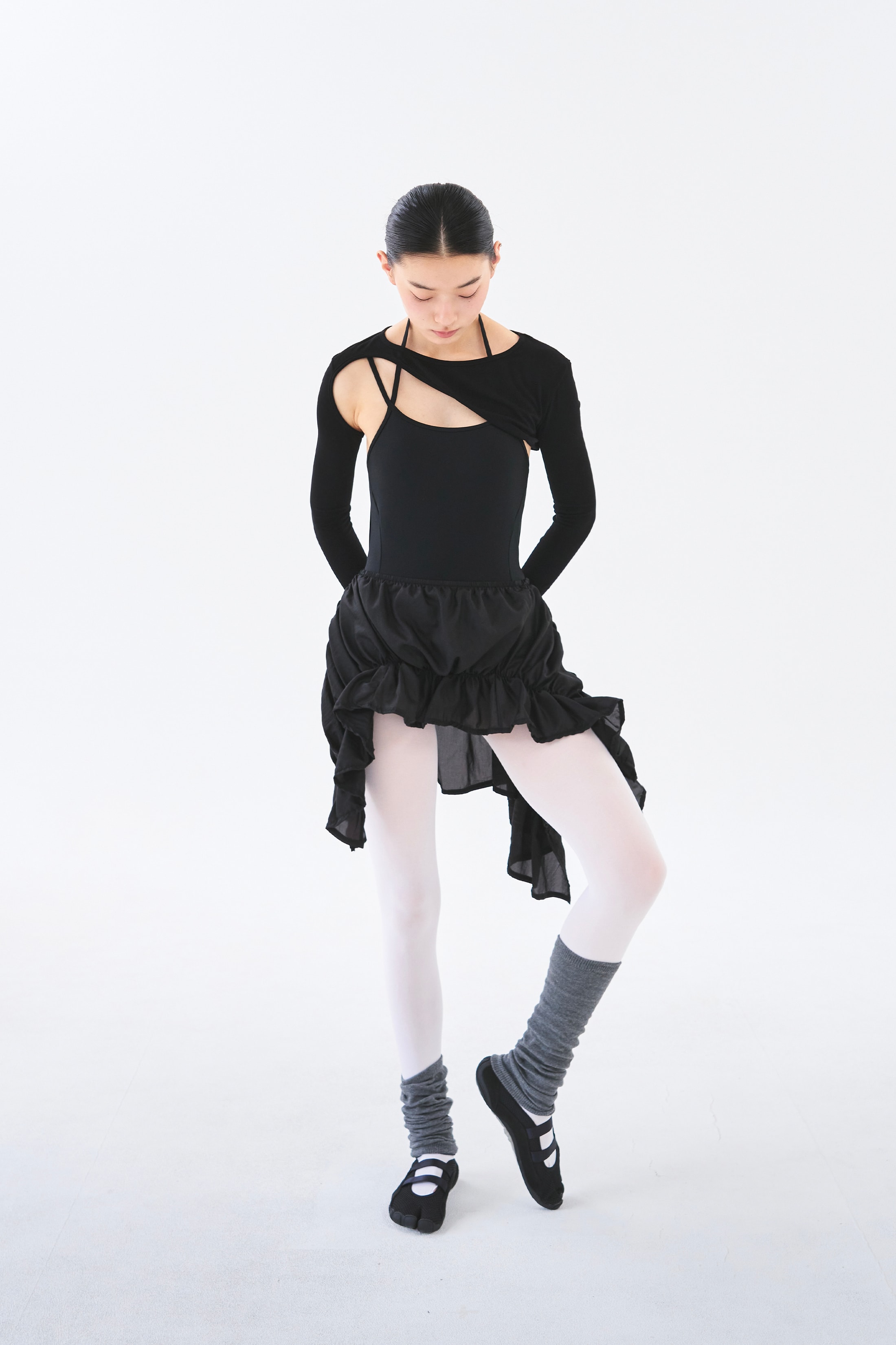 [Reorder]Contour Shrug _ Black