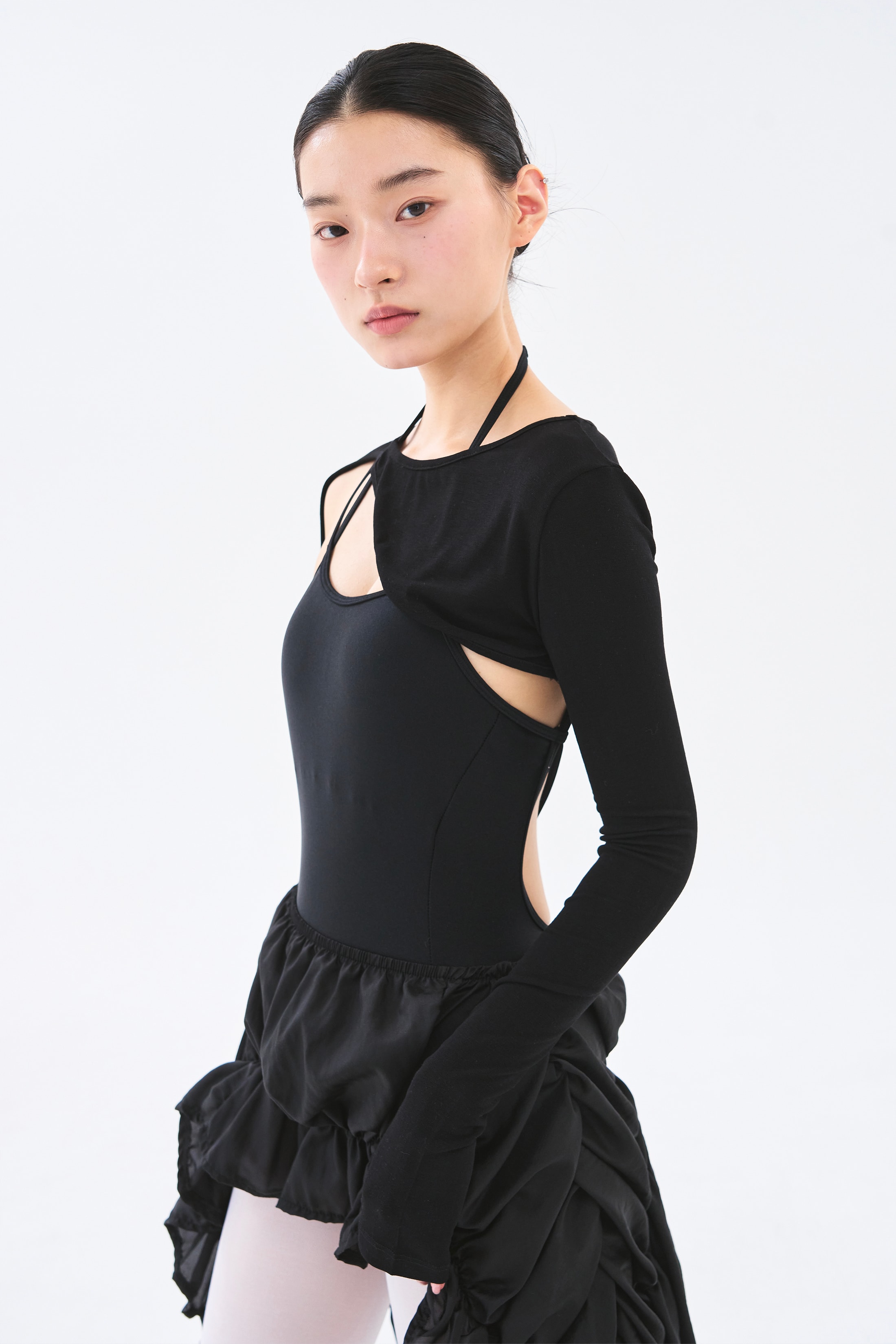 [Reorder]Contour Shrug _ Black