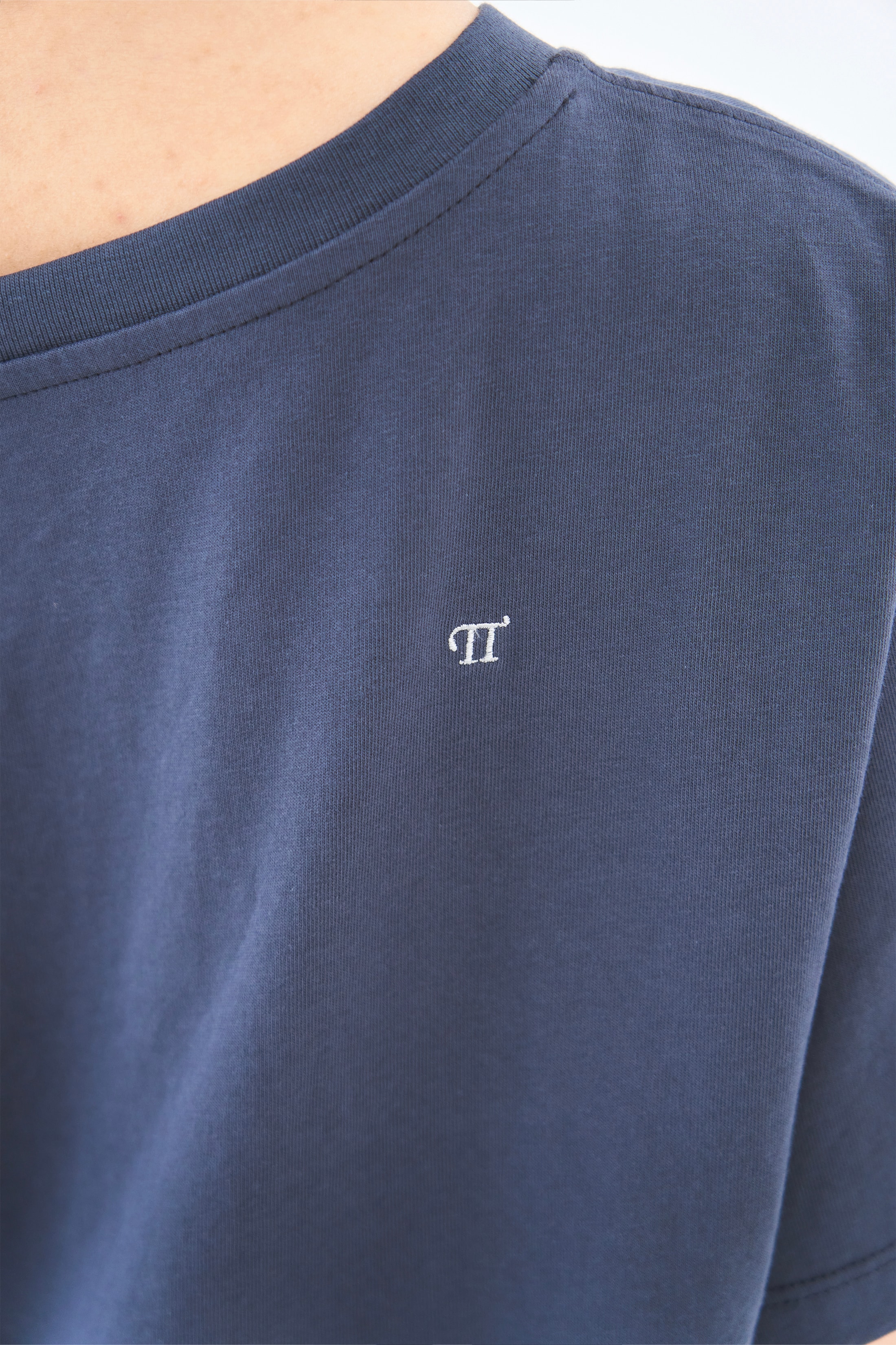 [5차 Reorder]Toitoi(toi) Drape Shoulder Tee _ Navy Charcoal
