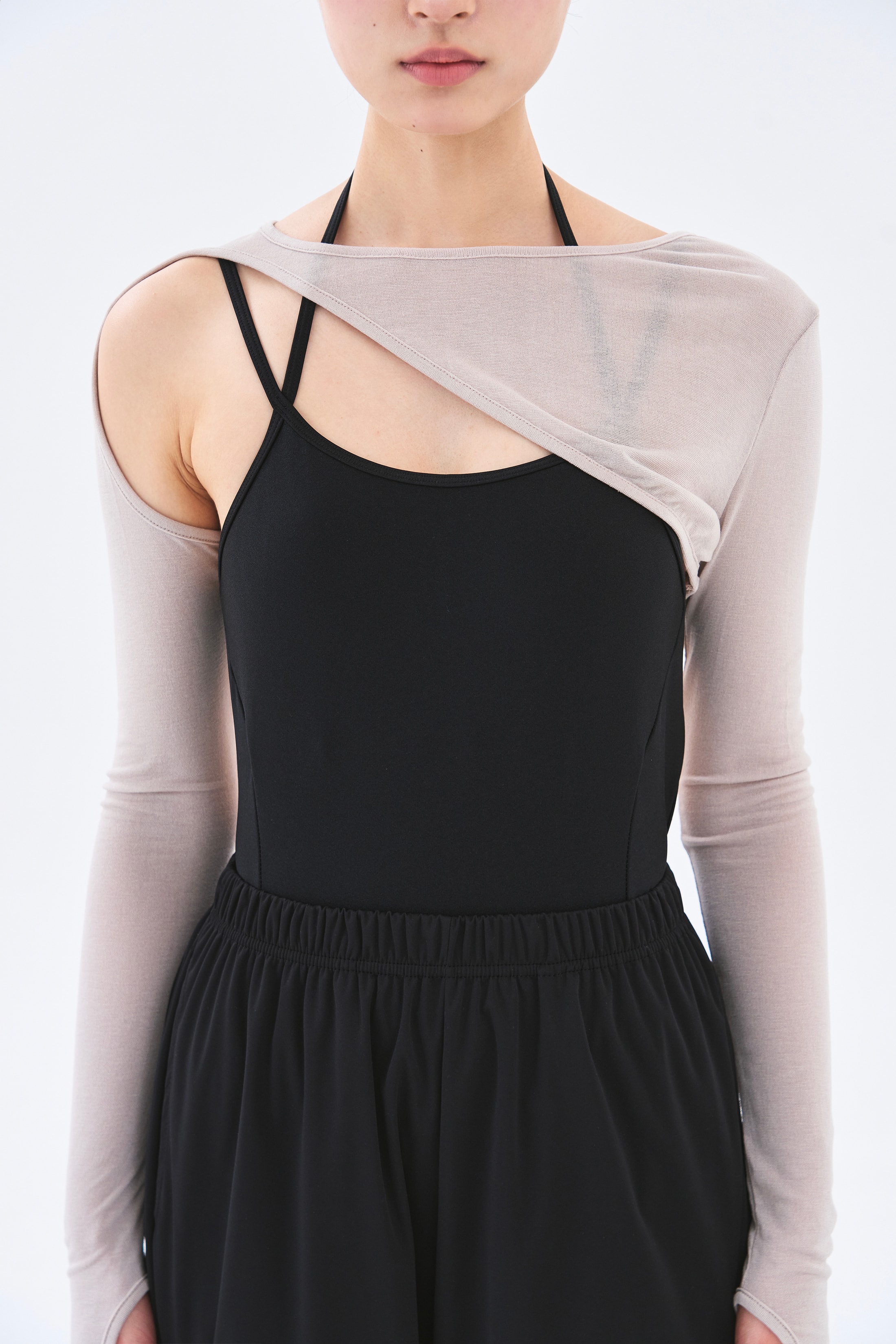 [Reorder]Contour Shrug _ Skin Beige
