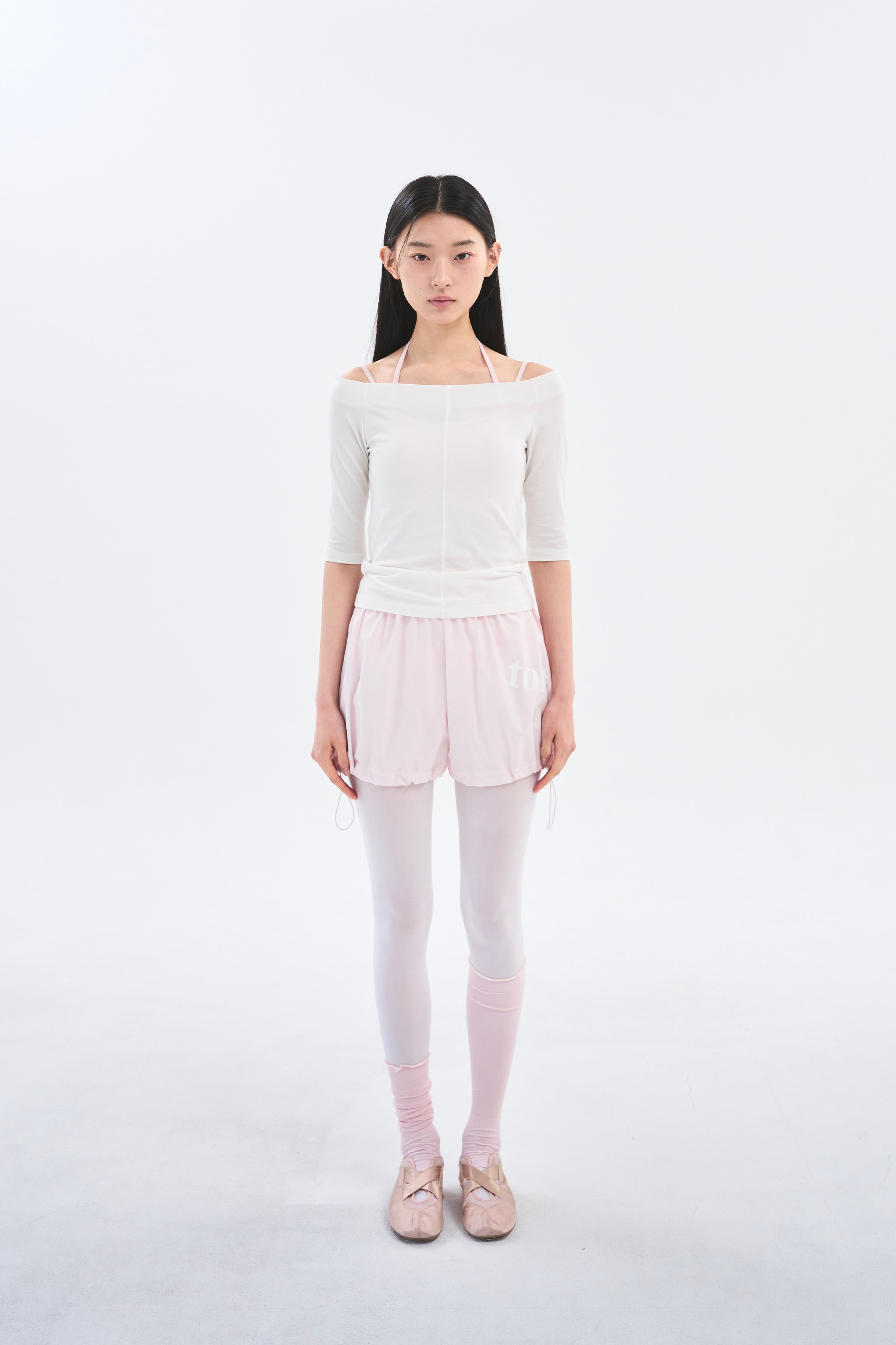 [3차 Reorder]Off Shoulder Tee _ Pure white