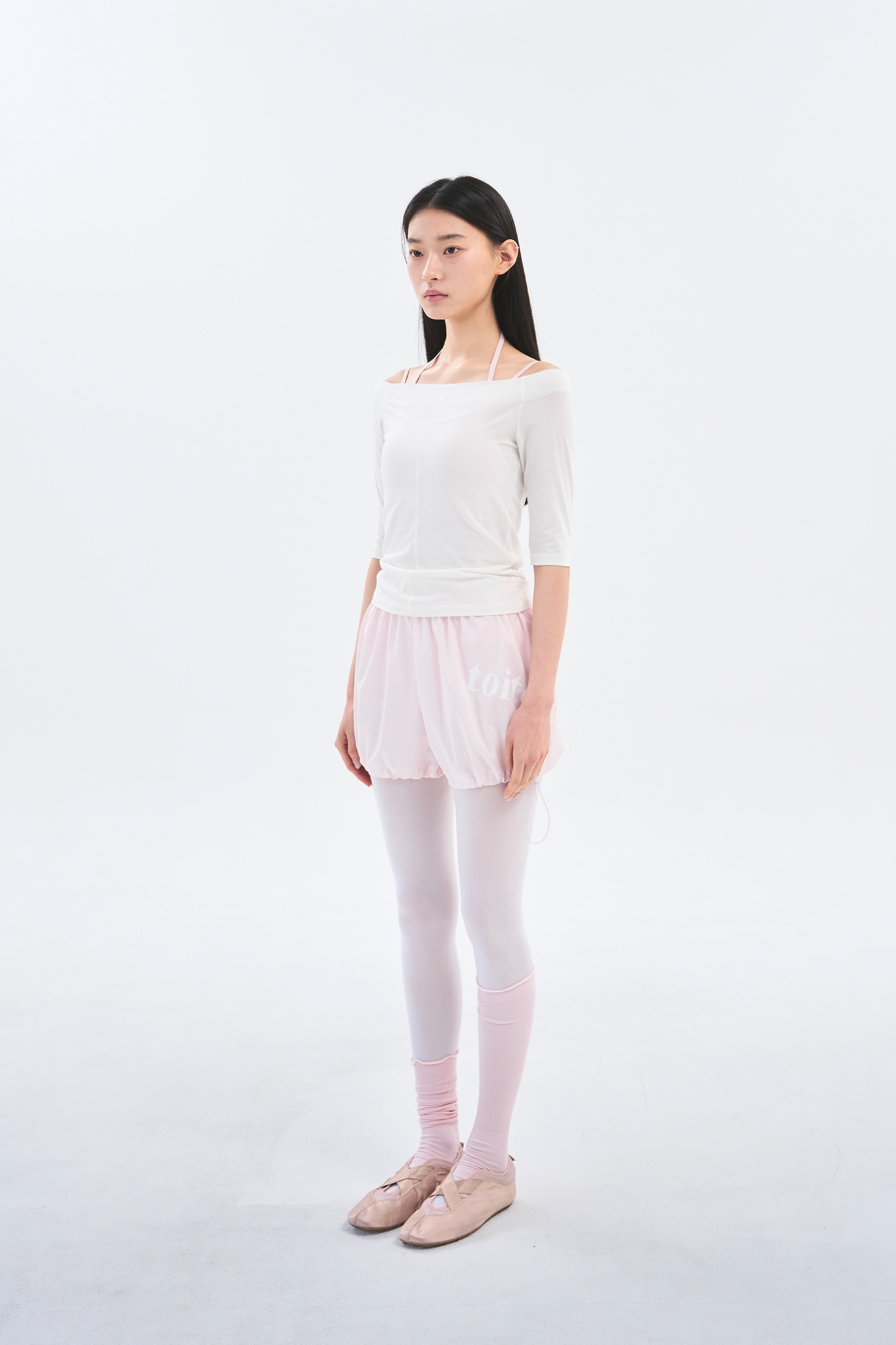 [3차 Reorder]Off Shoulder Tee _ Pure white