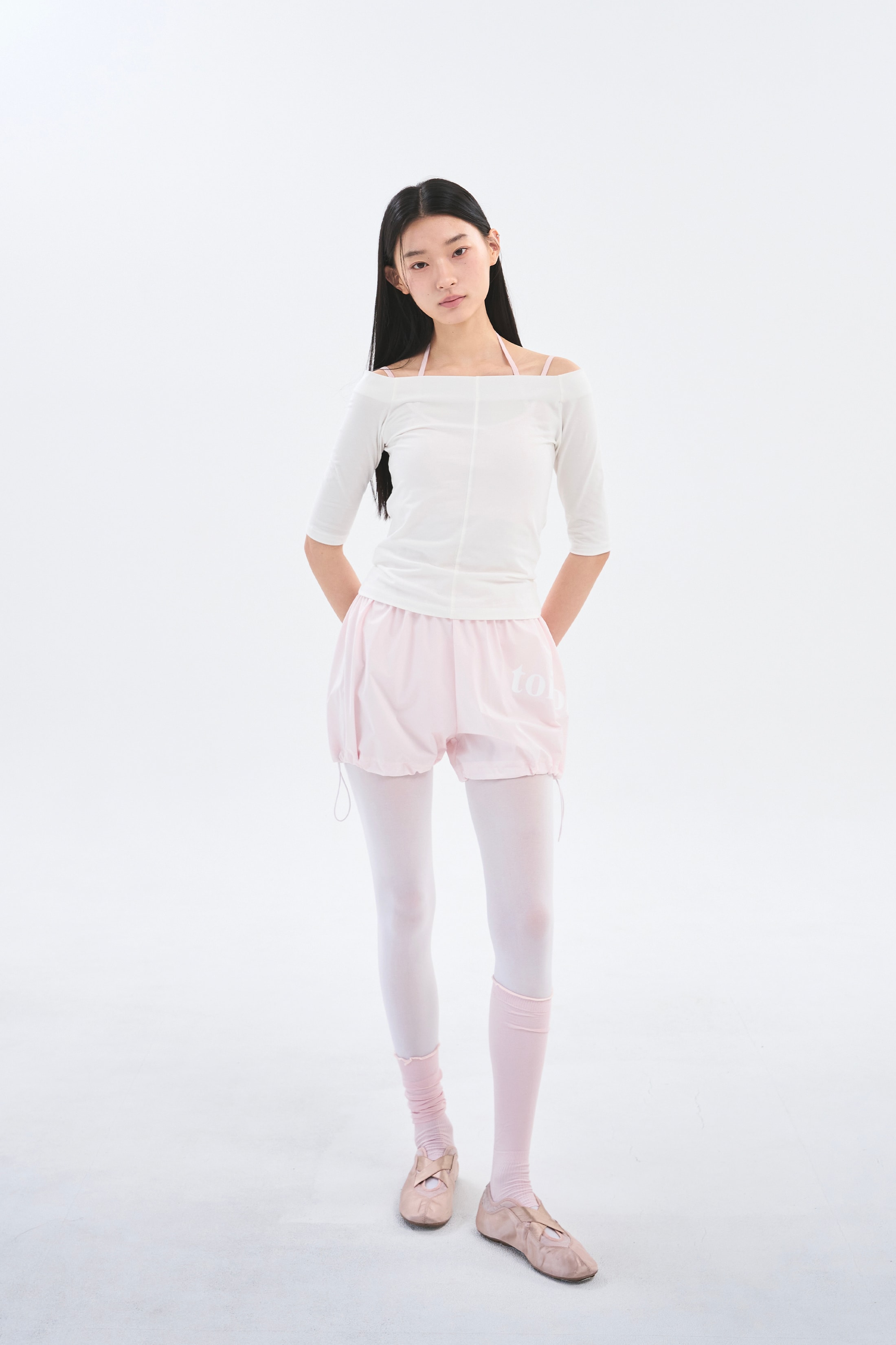 [3차 Reorder]Off Shoulder Tee _ Pure white