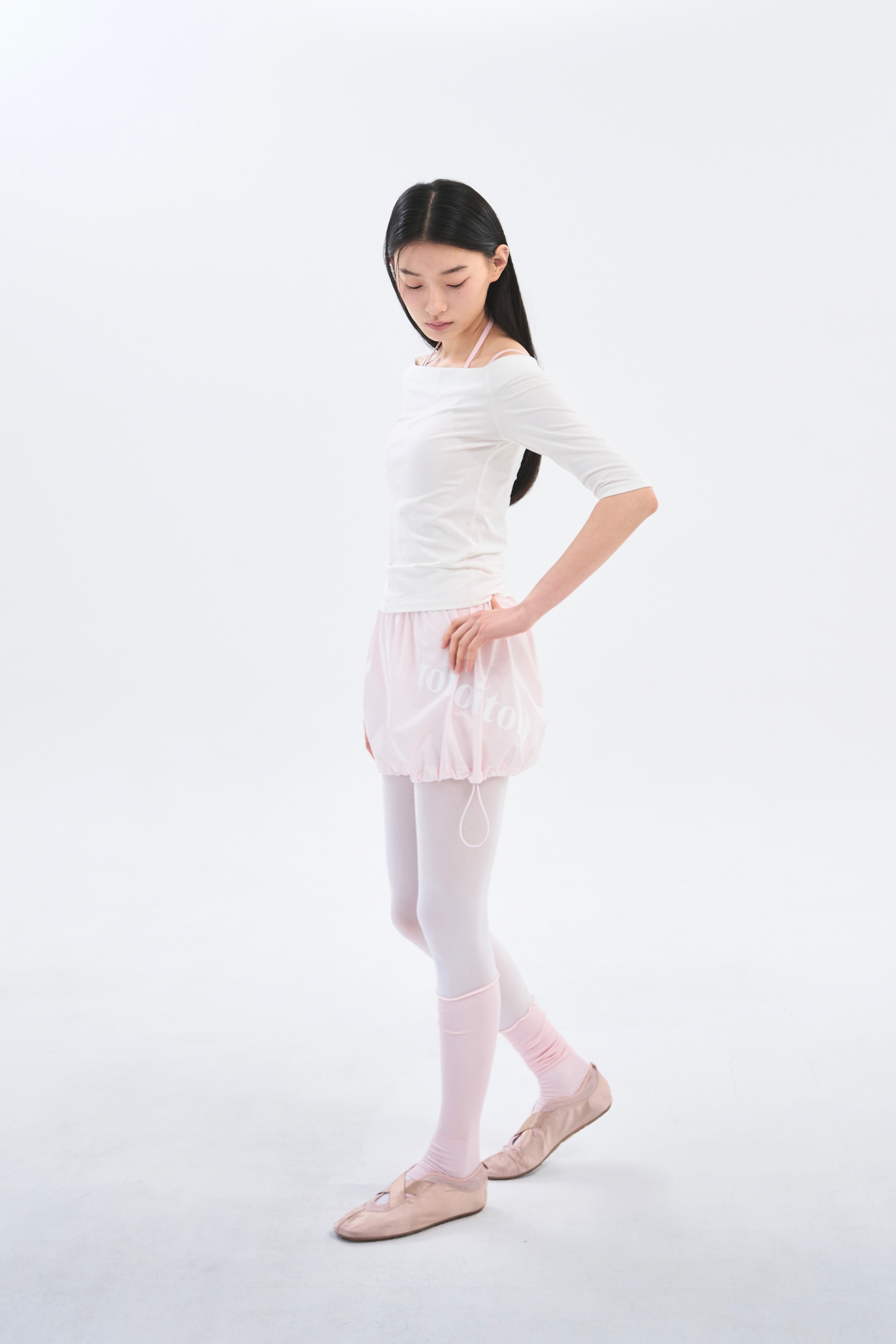 [3차 Reorder]Off Shoulder Tee _ Pure white