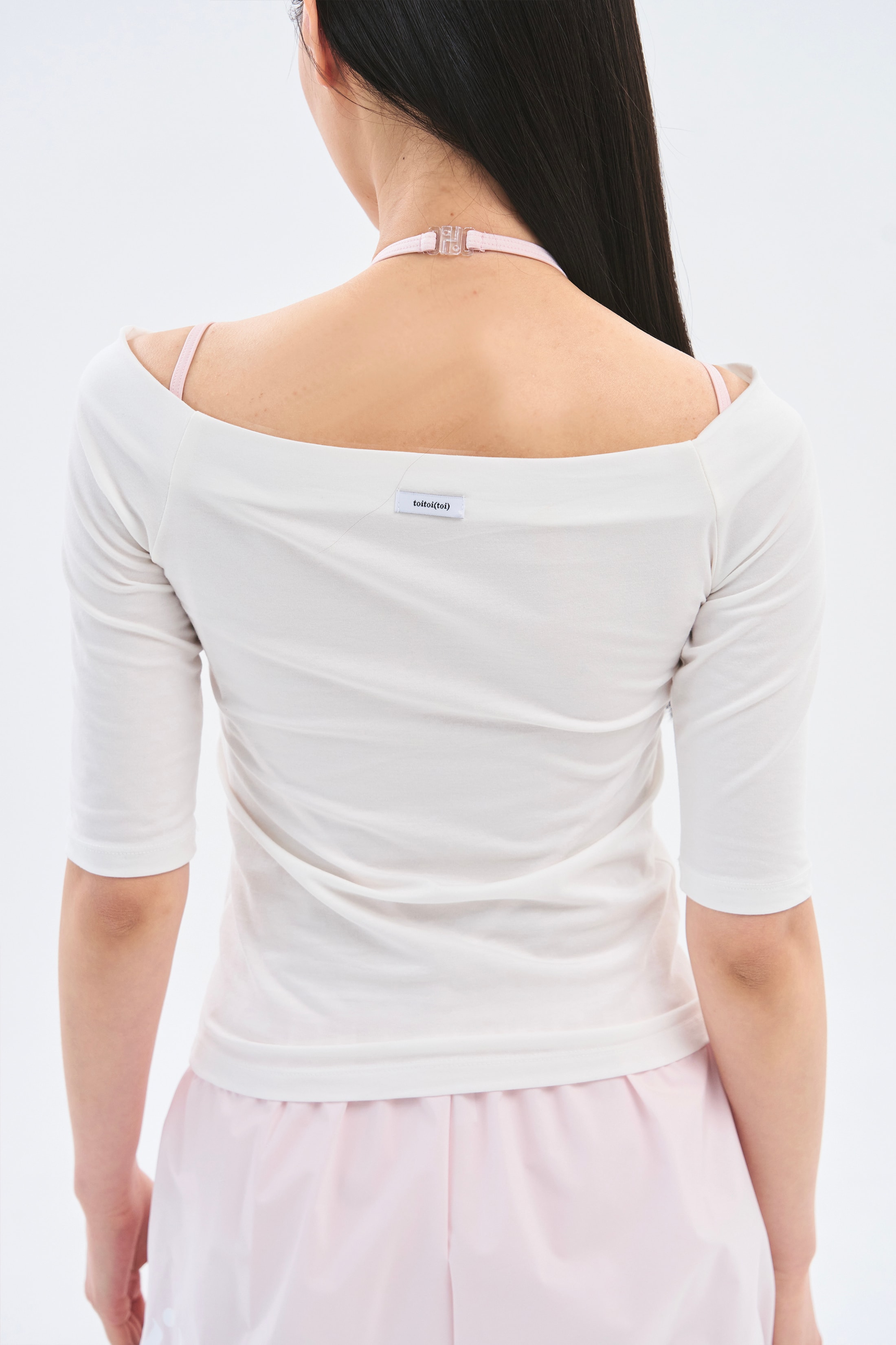 [3차 Reorder]Off Shoulder Tee _ Pure white