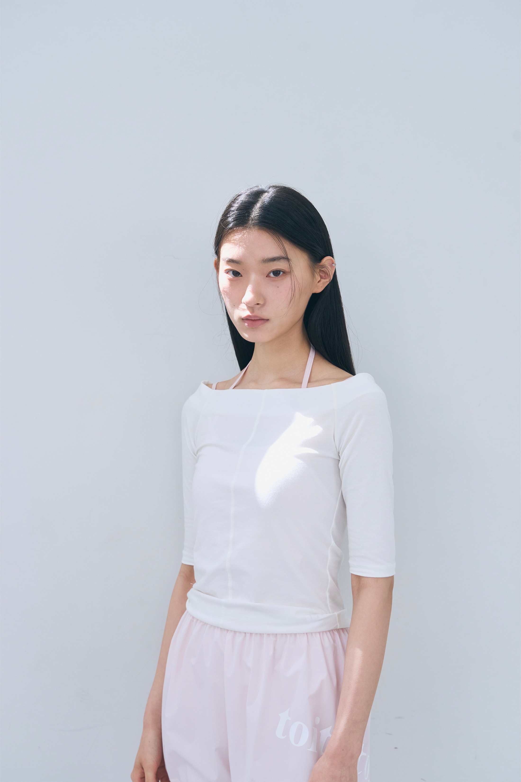 [3차 Reorder]Off Shoulder Tee _ Pure white