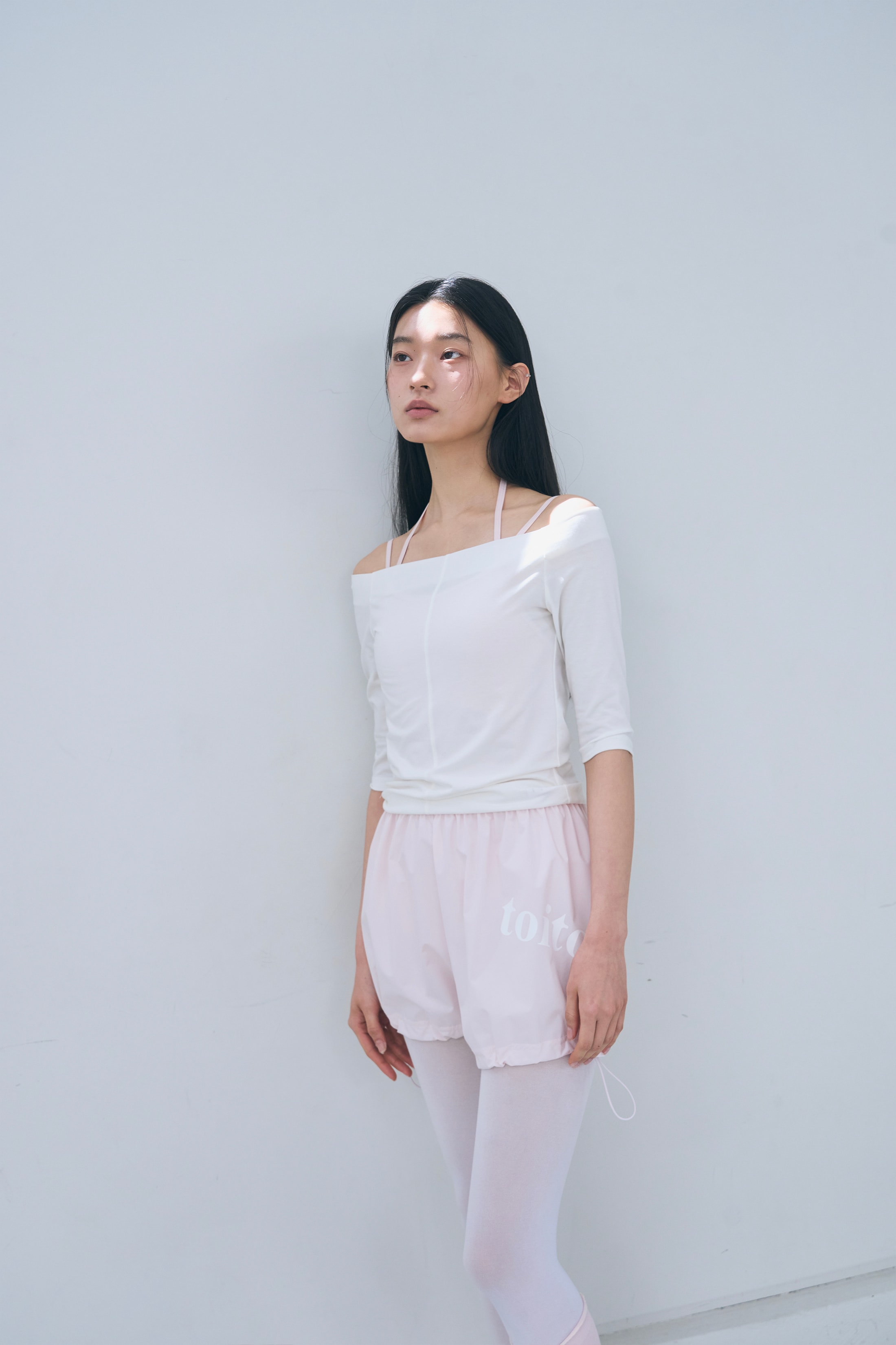 [3차 Reorder]Off Shoulder Tee _ Pure white