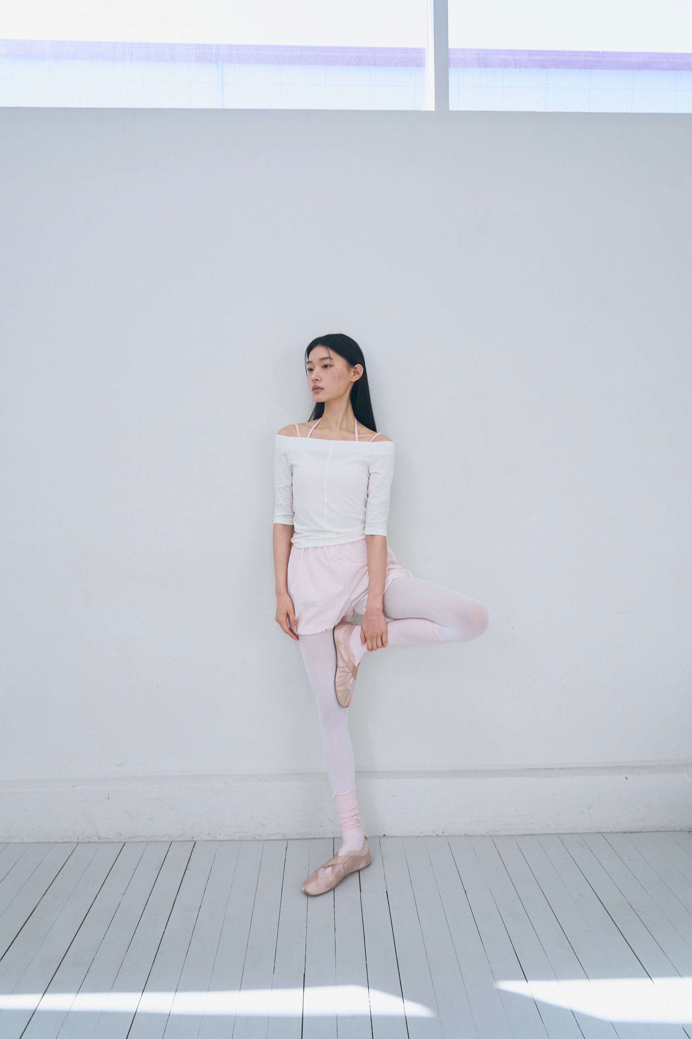 [3차 Reorder]Off Shoulder Tee _ Pure white