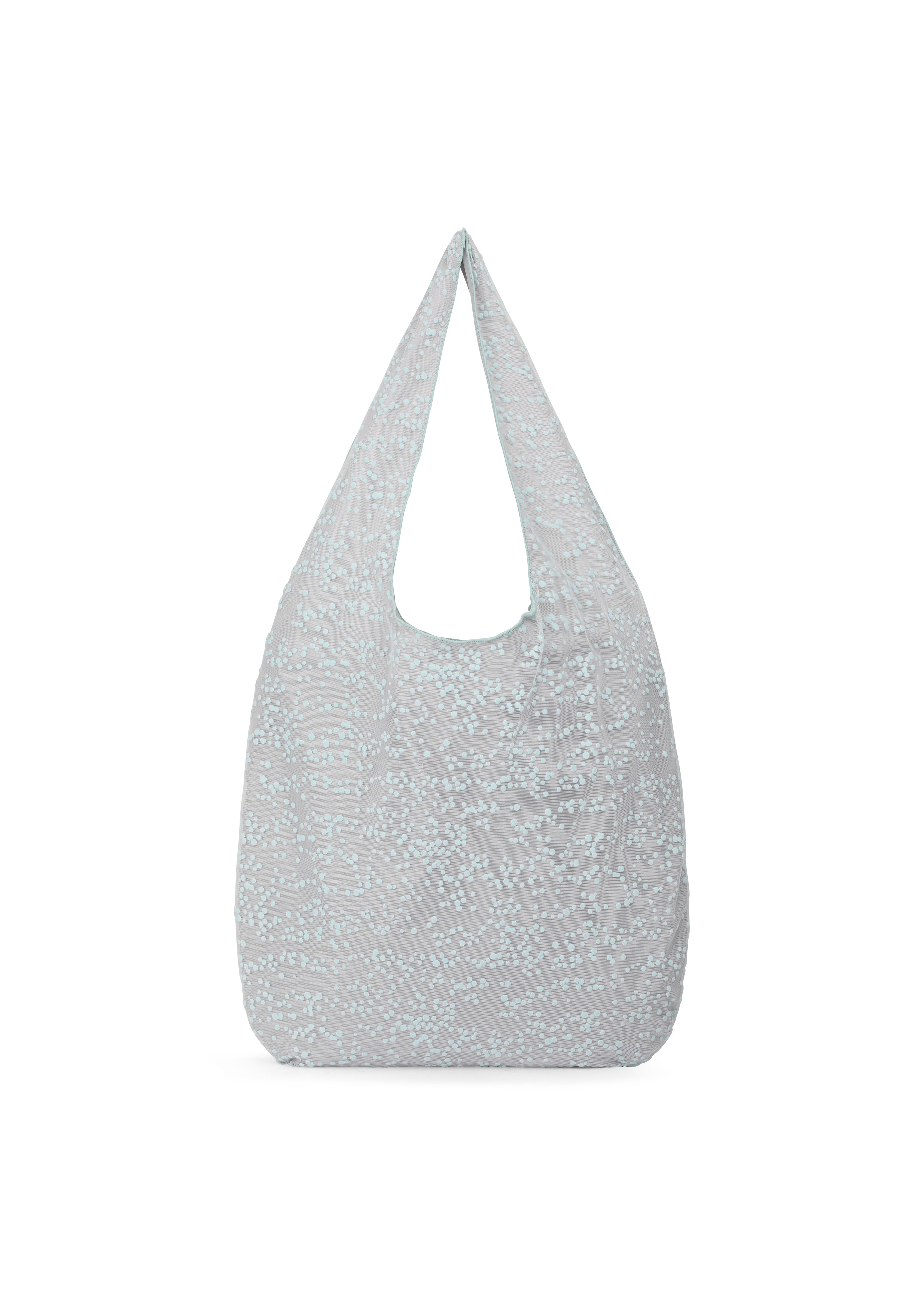 [2차 Reorder]Dot Mesh Bag _ Grey/Soft Mint Dot