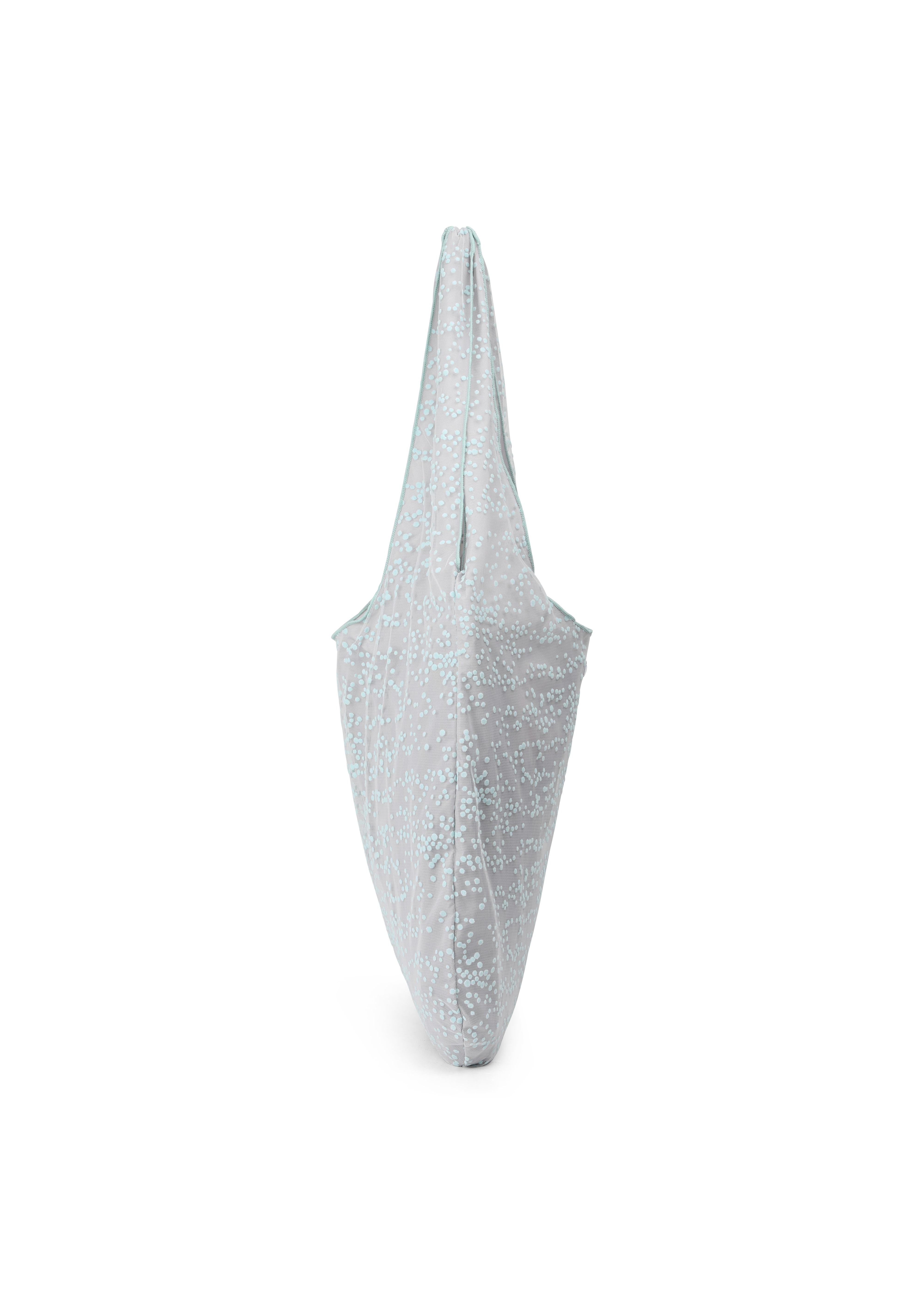 [2차 Reorder]Dot Mesh Bag _ Grey/Soft Mint Dot