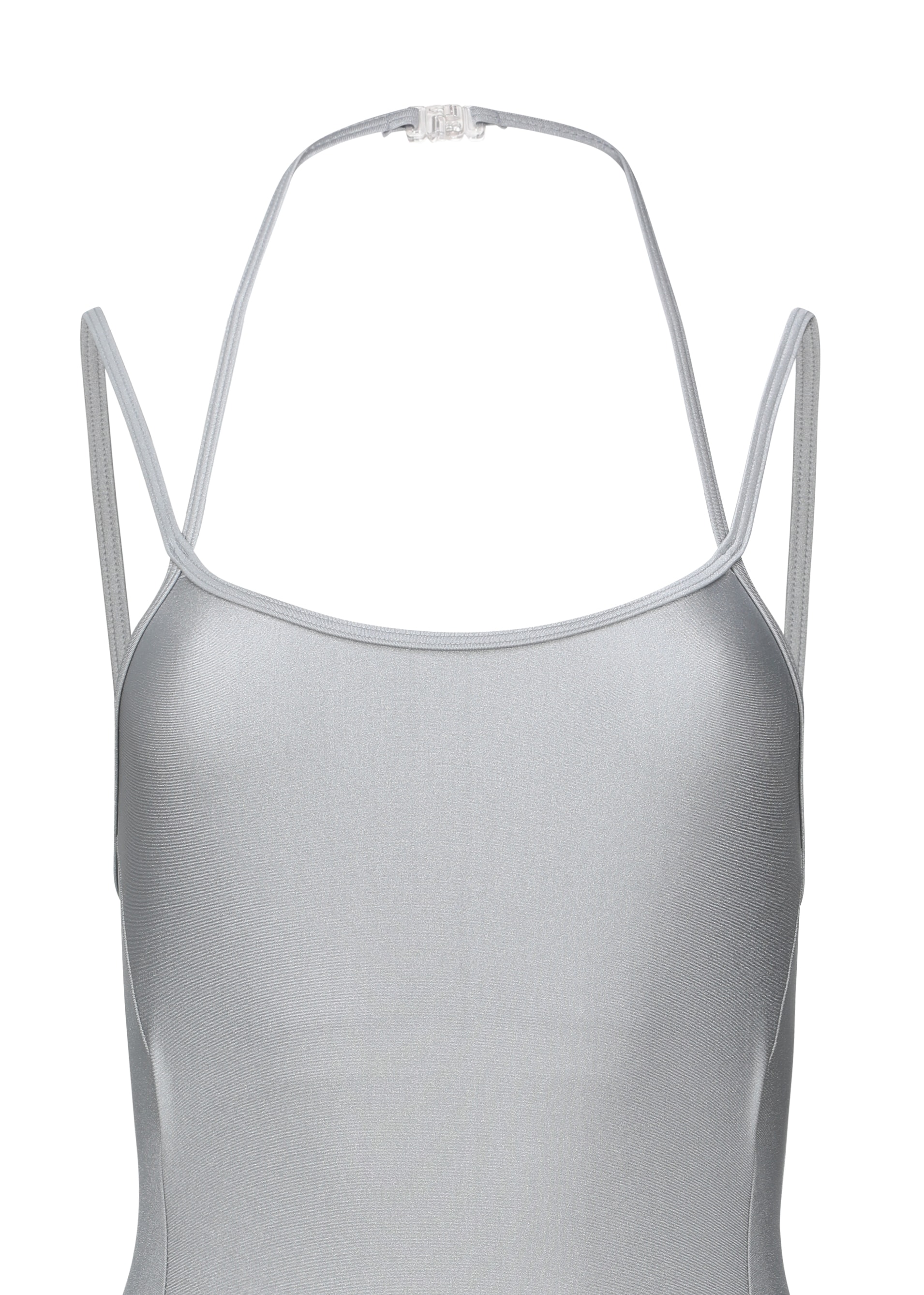 [Reorder]Double Strap Leotard _ Sage Silver