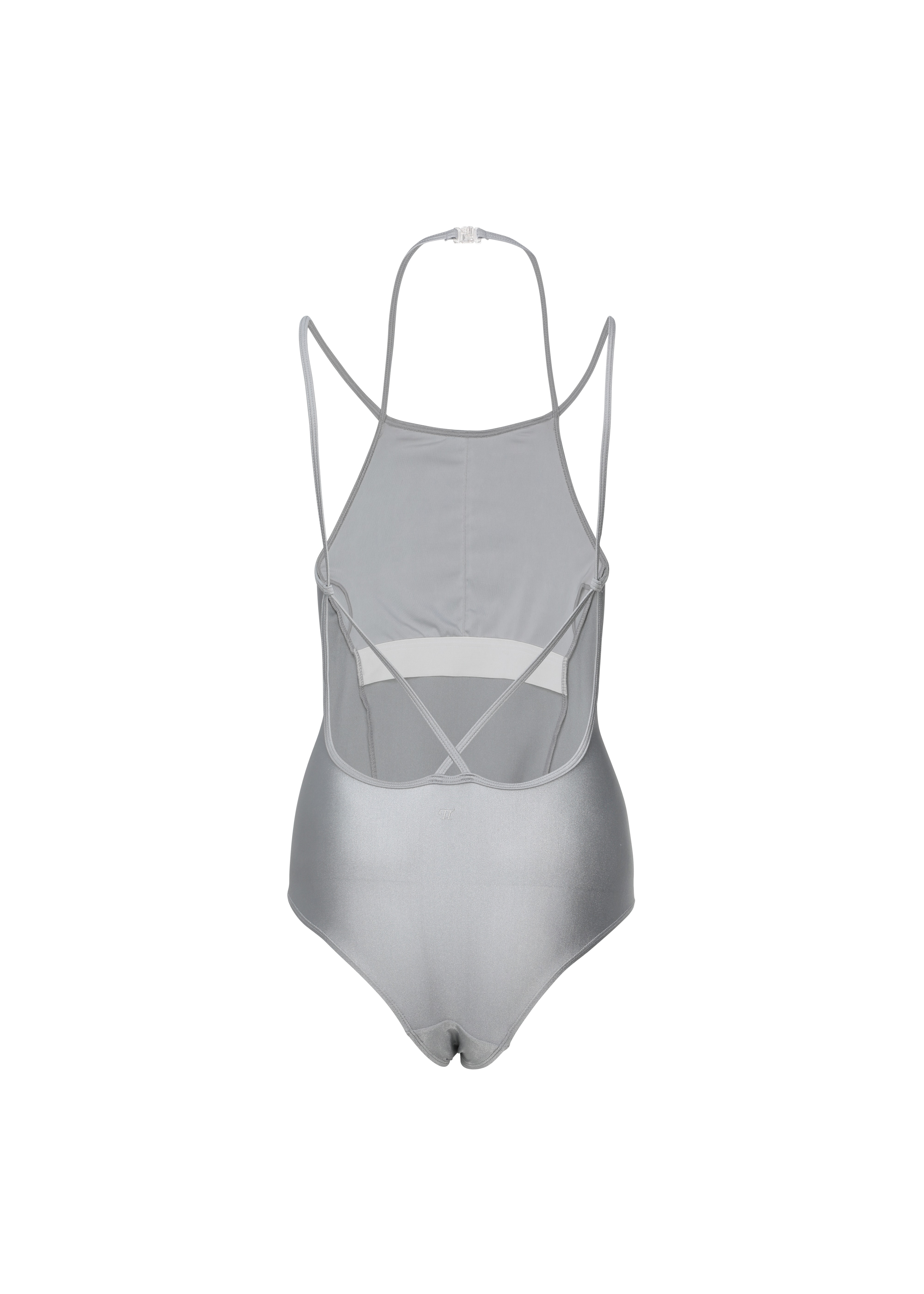 [Reorder]Double Strap Leotard _ Sage Silver