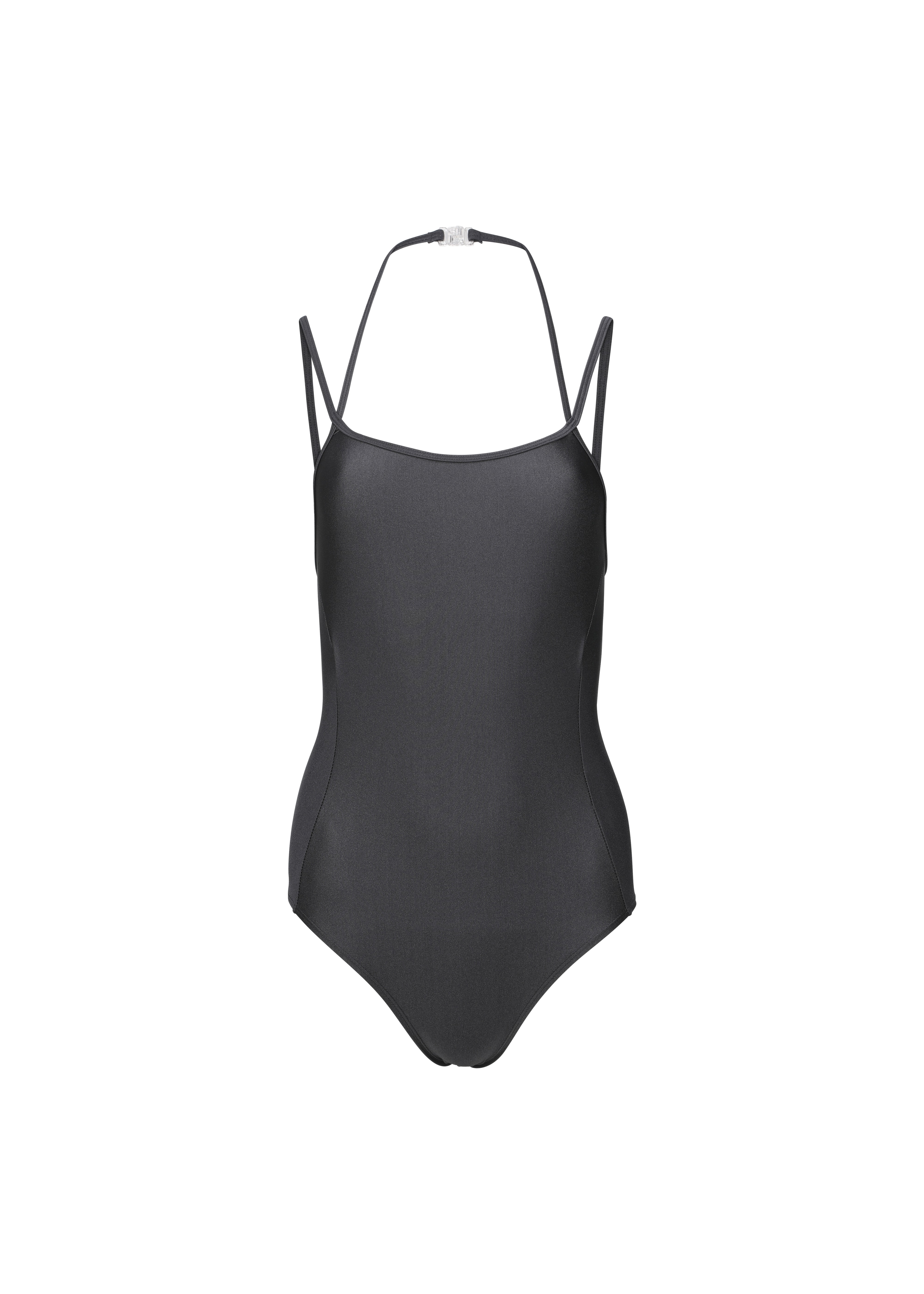 [Reorder]Double Strap Leotard _ Charcoal