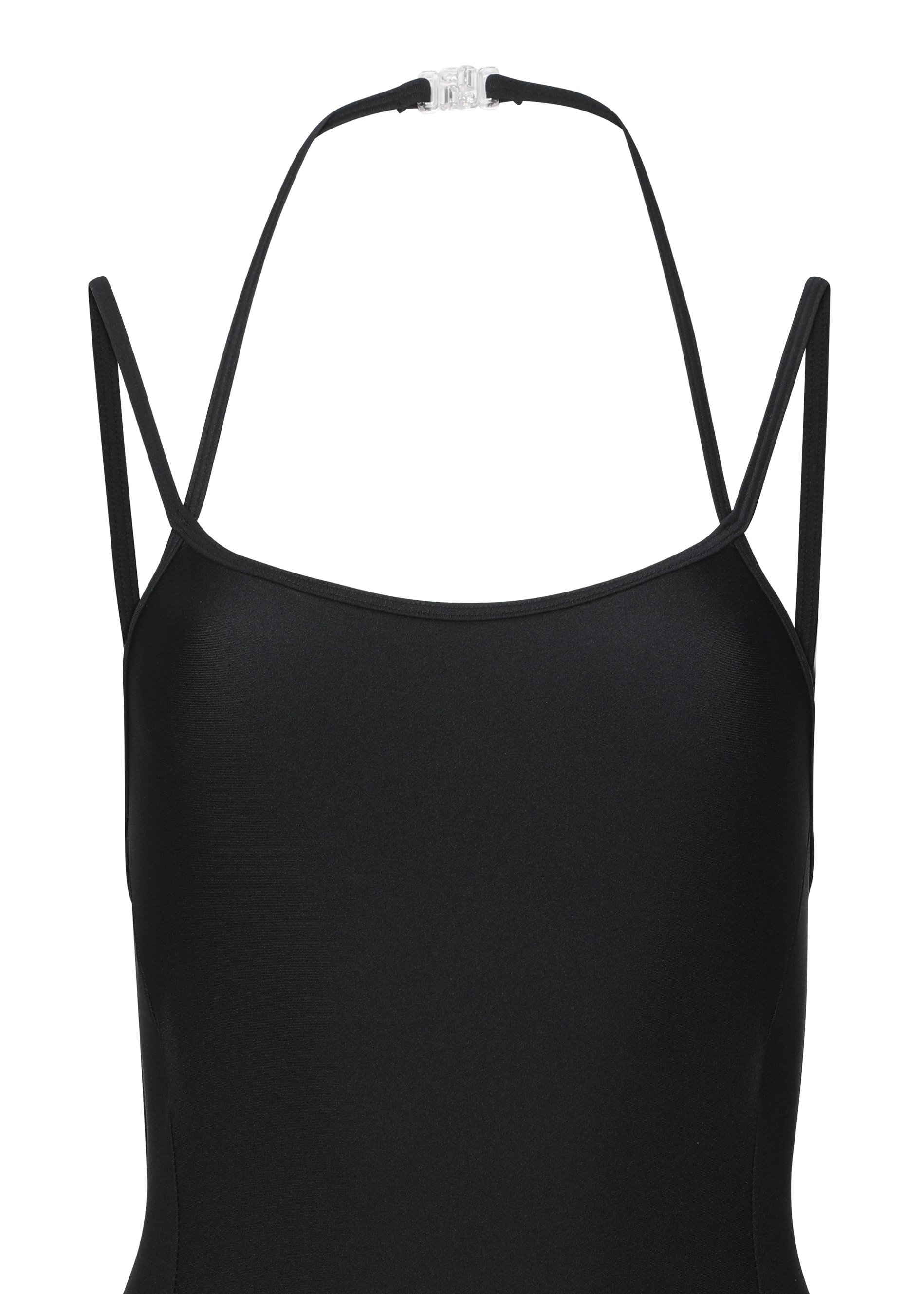 [Reorder]Double Strap Leotard _ Black