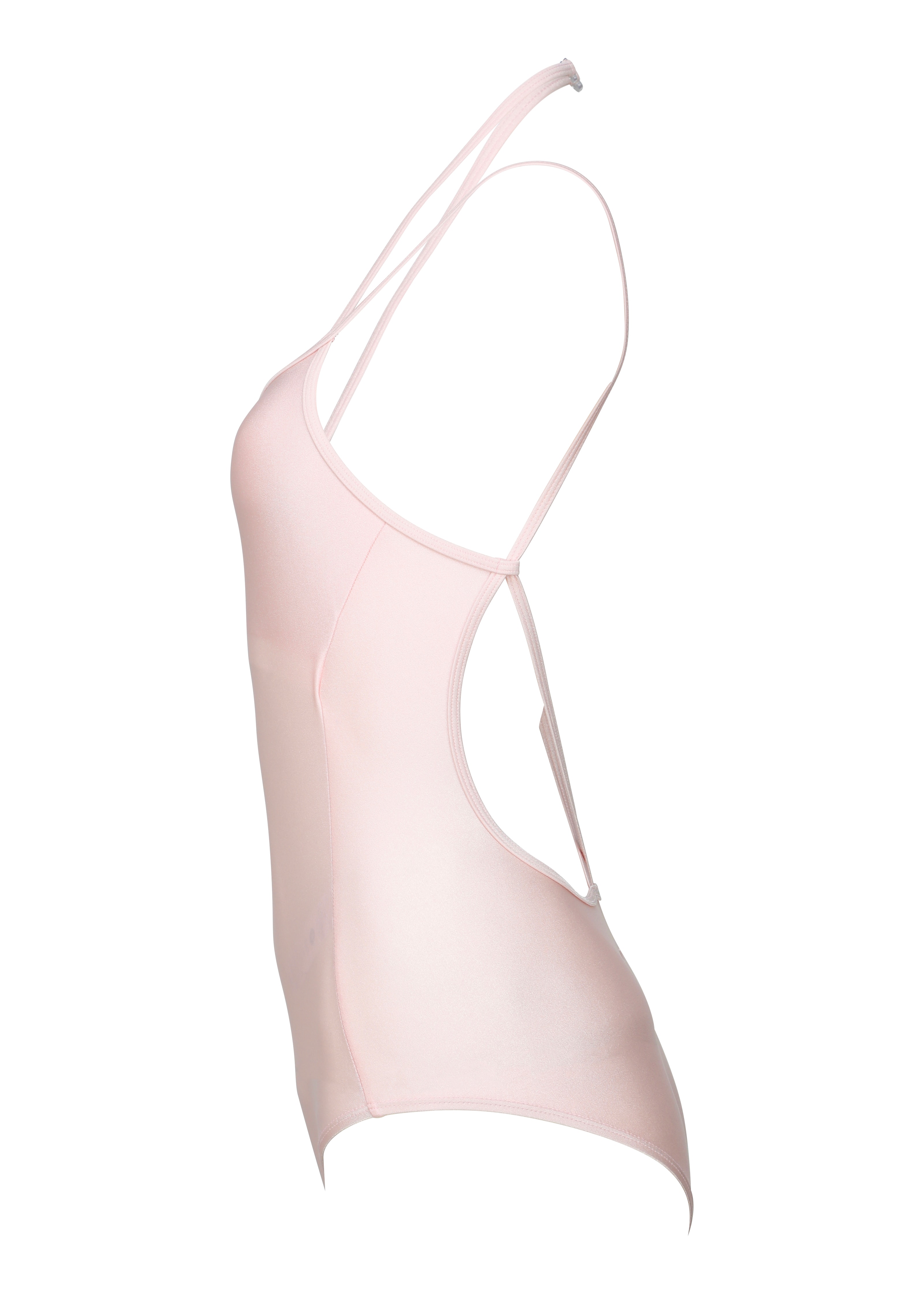 [Reorder]Double Strap Leotard _ Shiny Pink