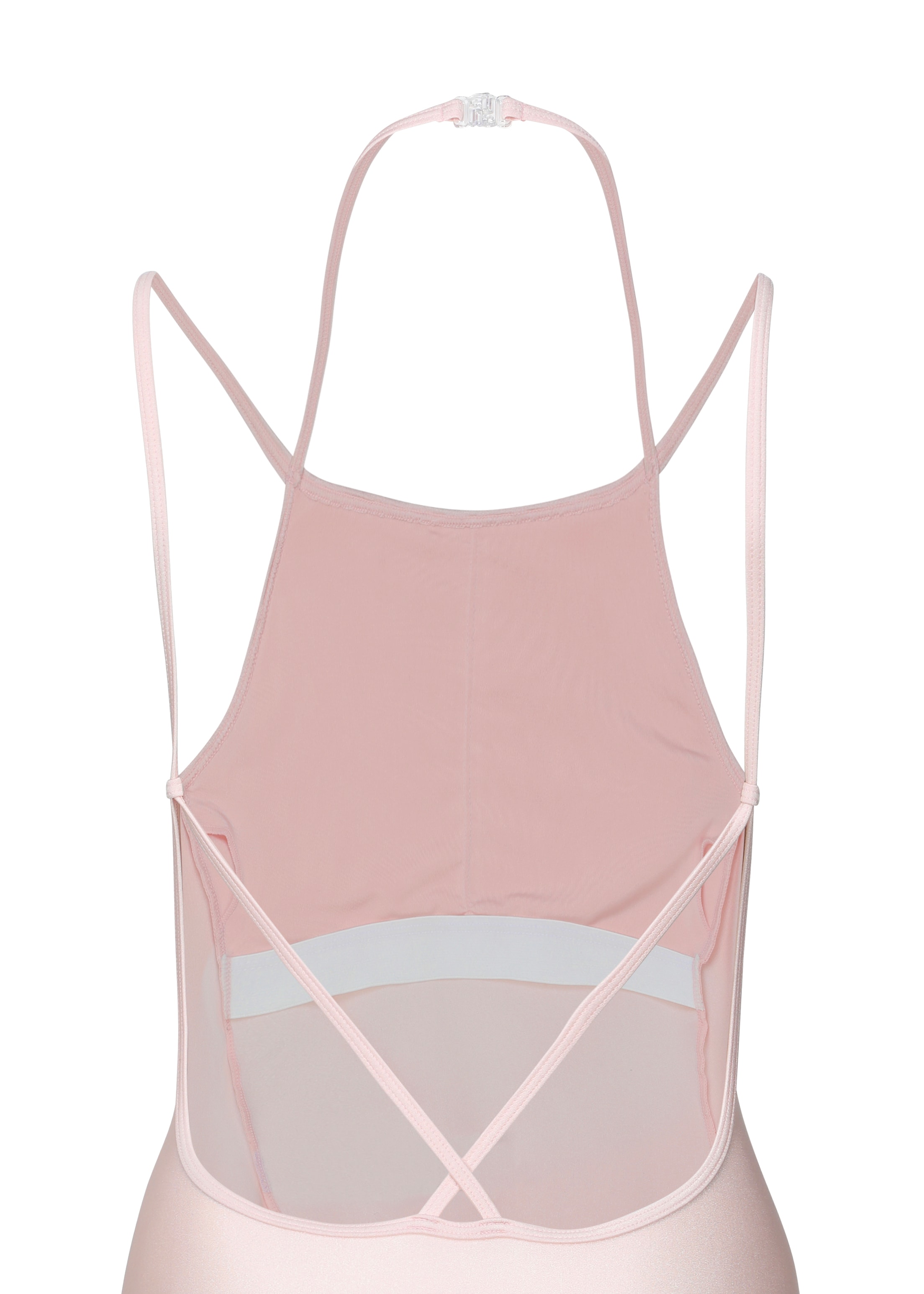 [Reorder]Double Strap Leotard _ Shiny Pink
