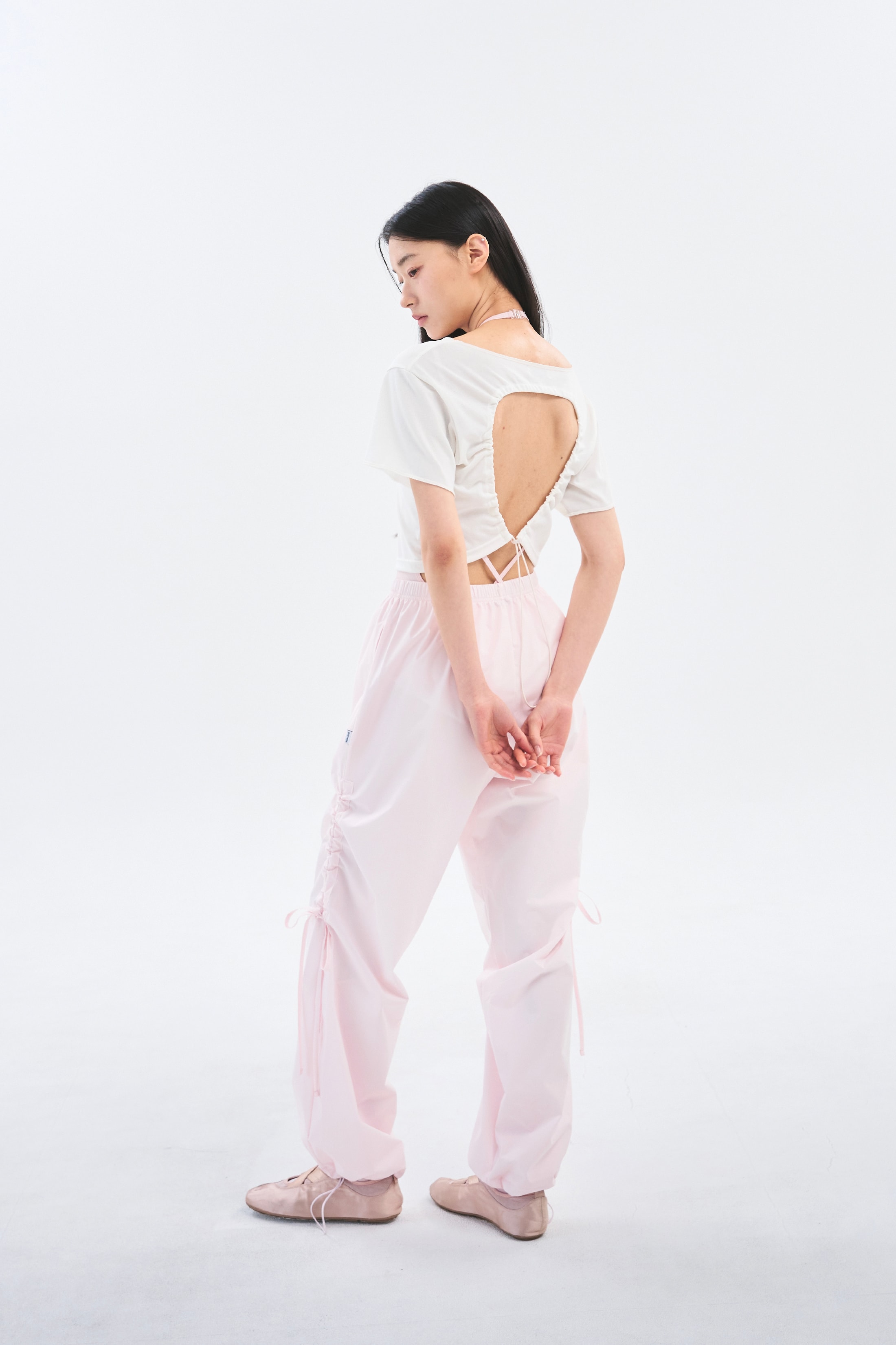 [4차 Reorder]Circle Back Crop Tee _ Off White