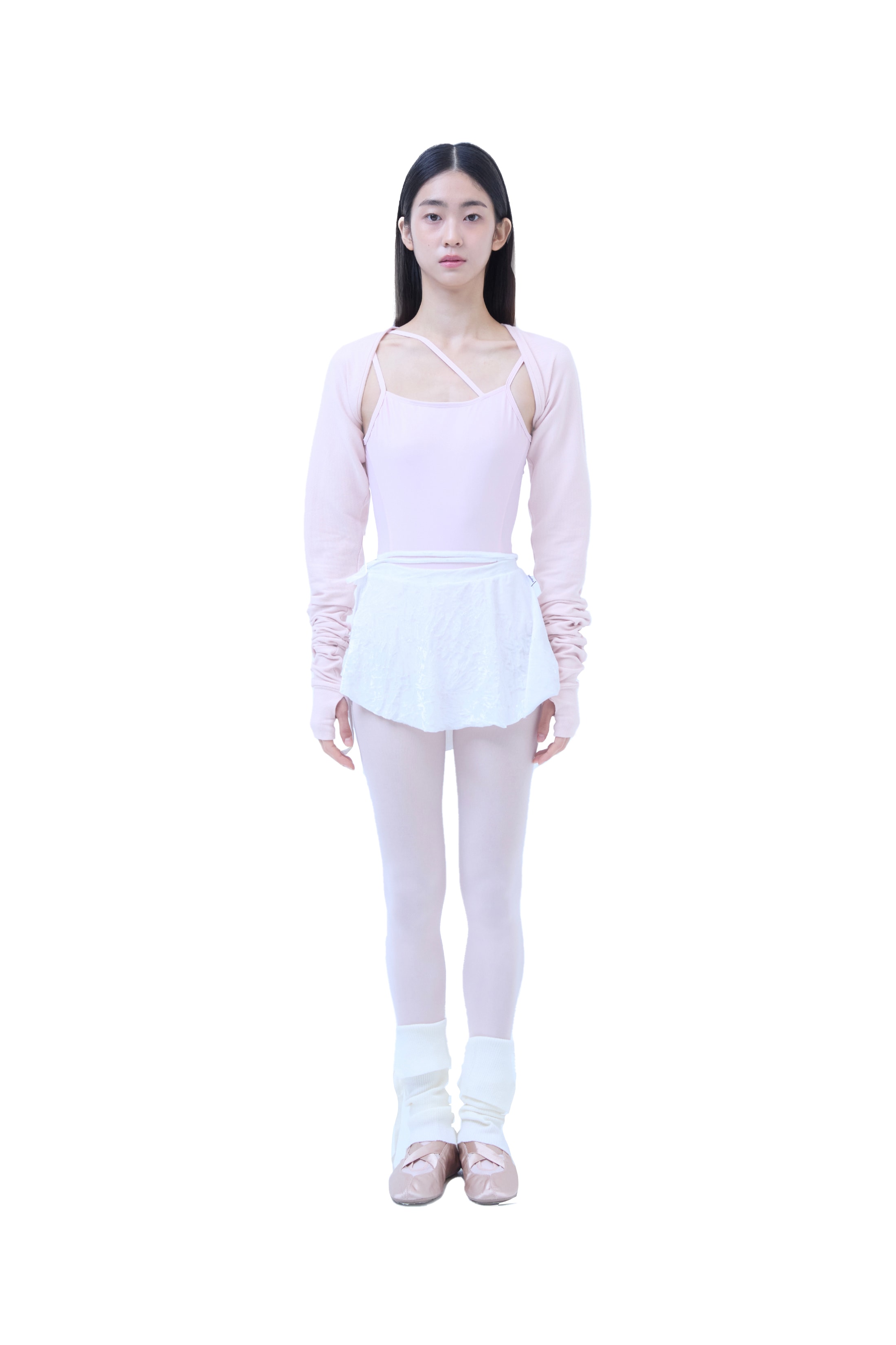 New Extra Long Sleeve Shrug _ Barbie Pink