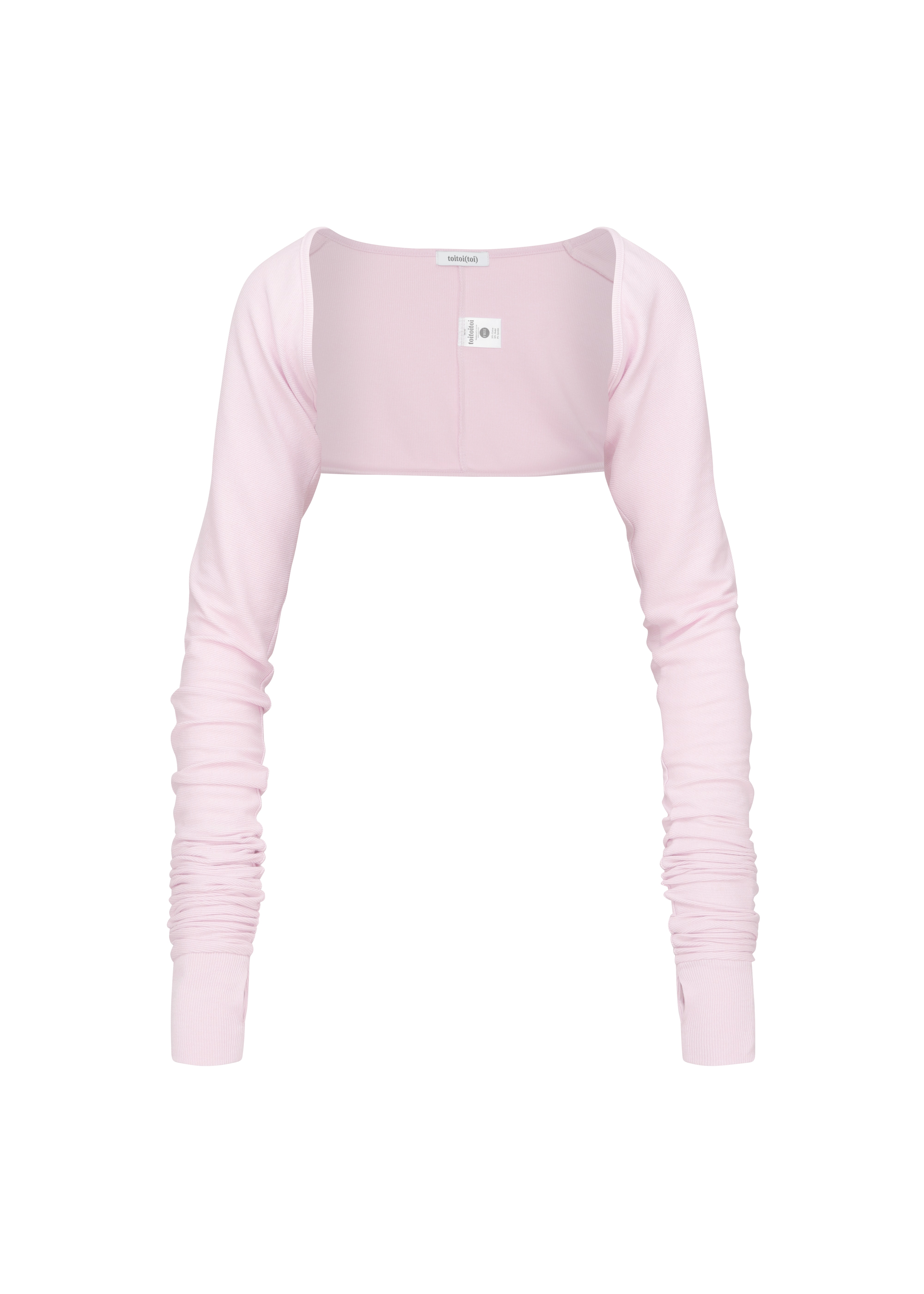 New Extra Long Sleeve Shrug _ Barbie Pink