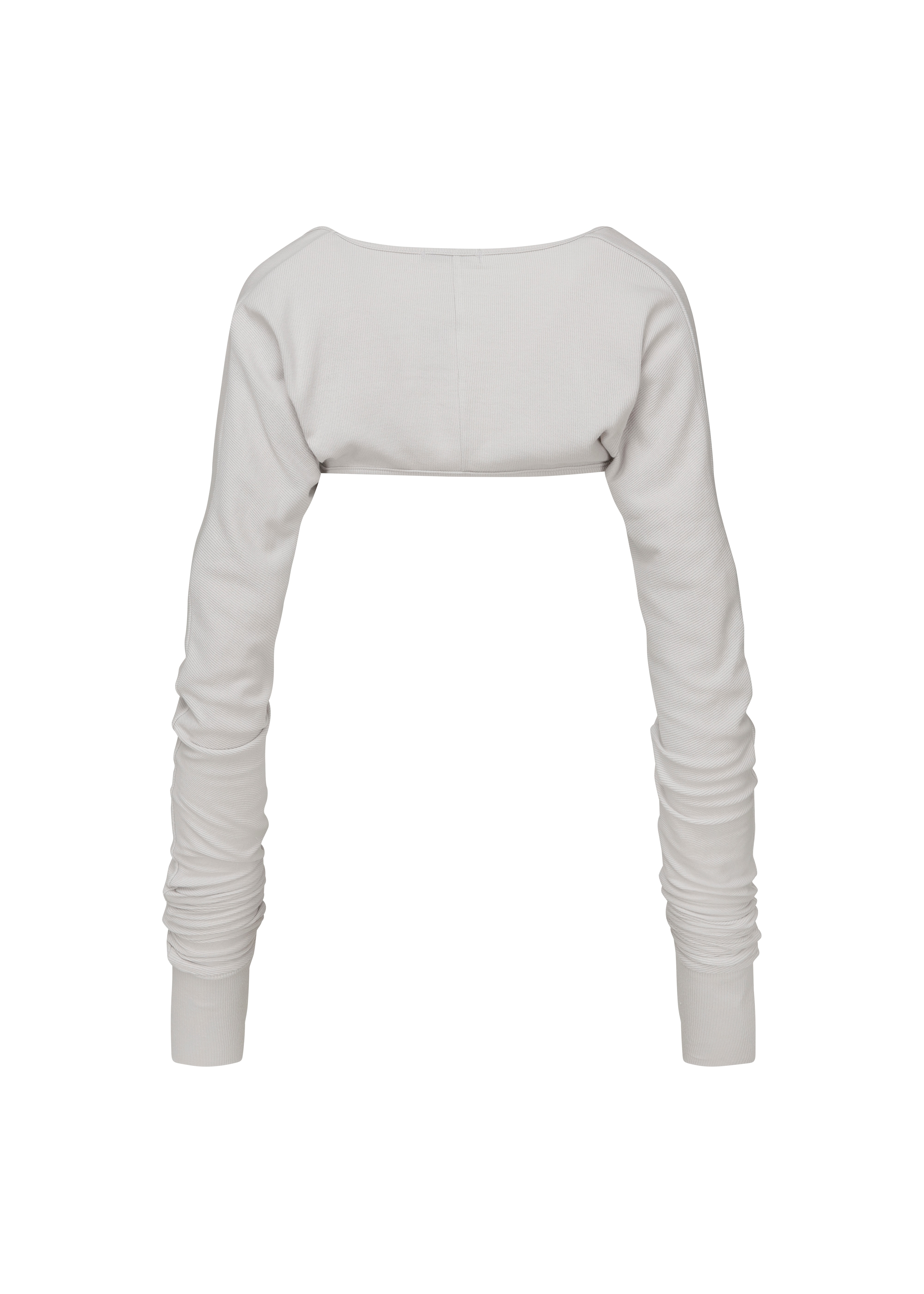 New Extra Long Sleeve Shrug _ Light Grey