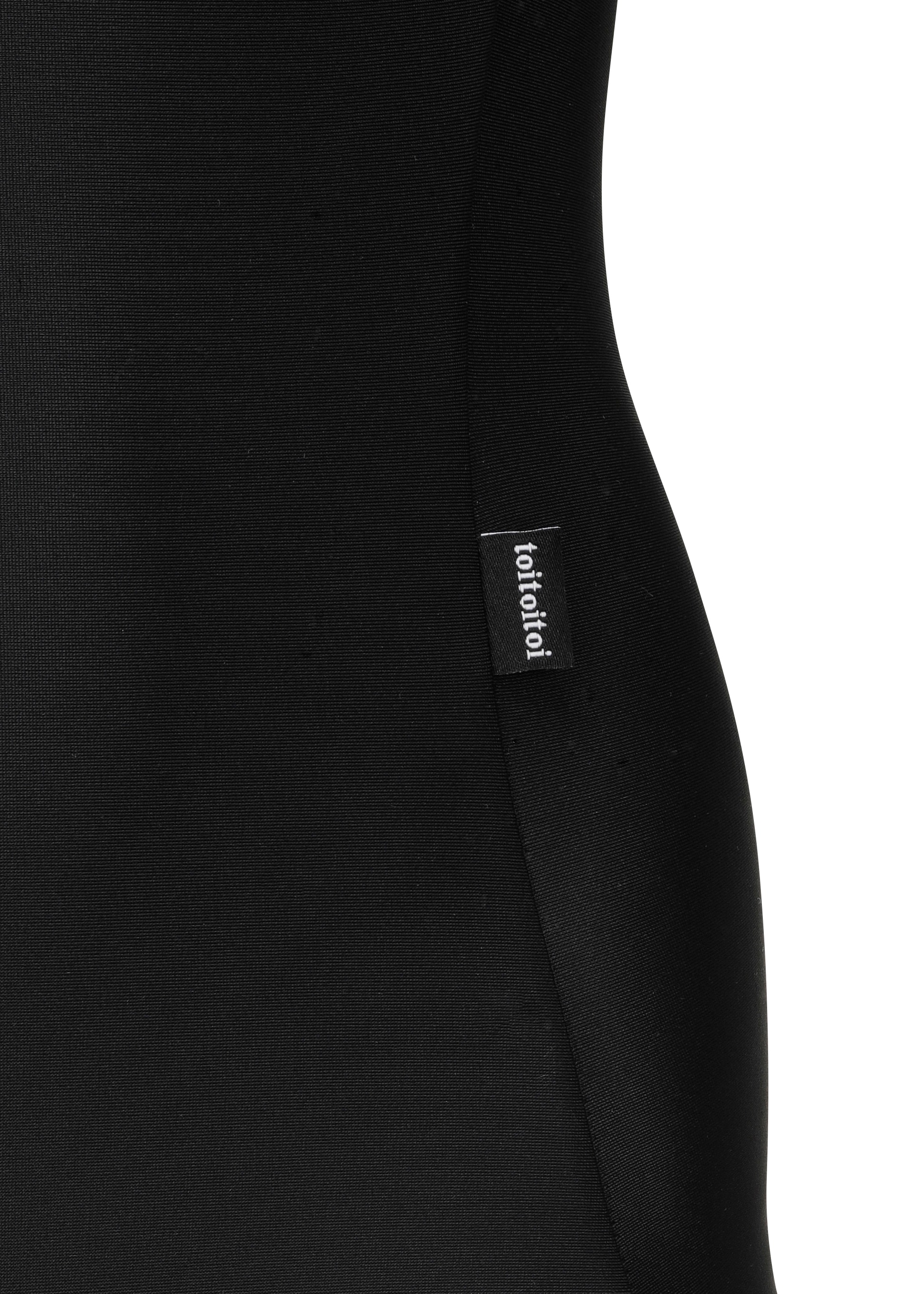 Signature Oblique Strap Leotard _ BLACK