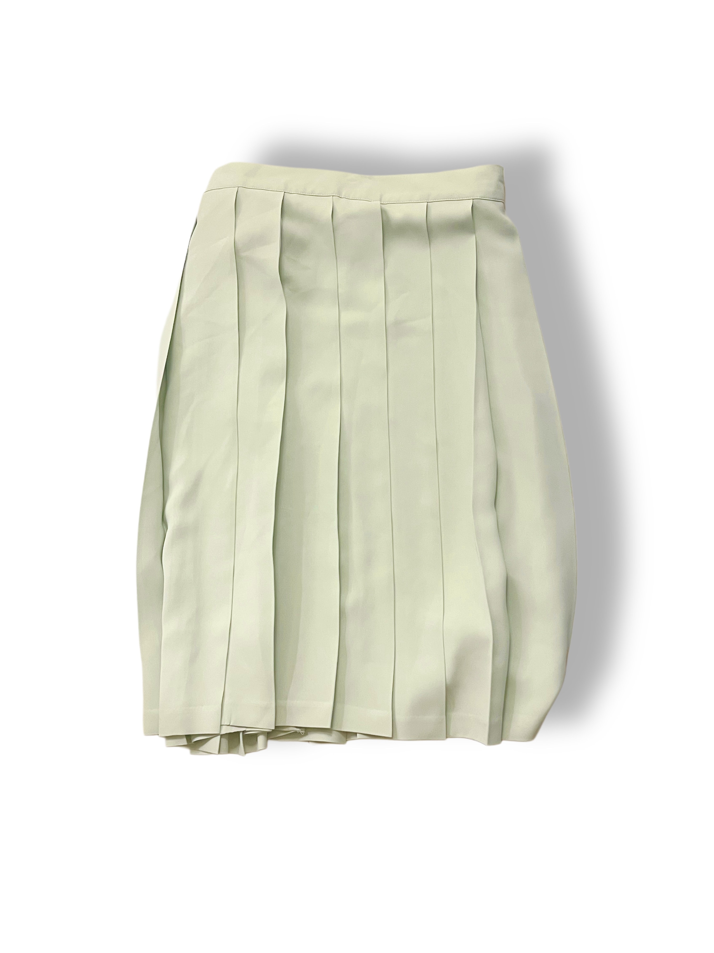 spring pleats button skirt ( 2 color )