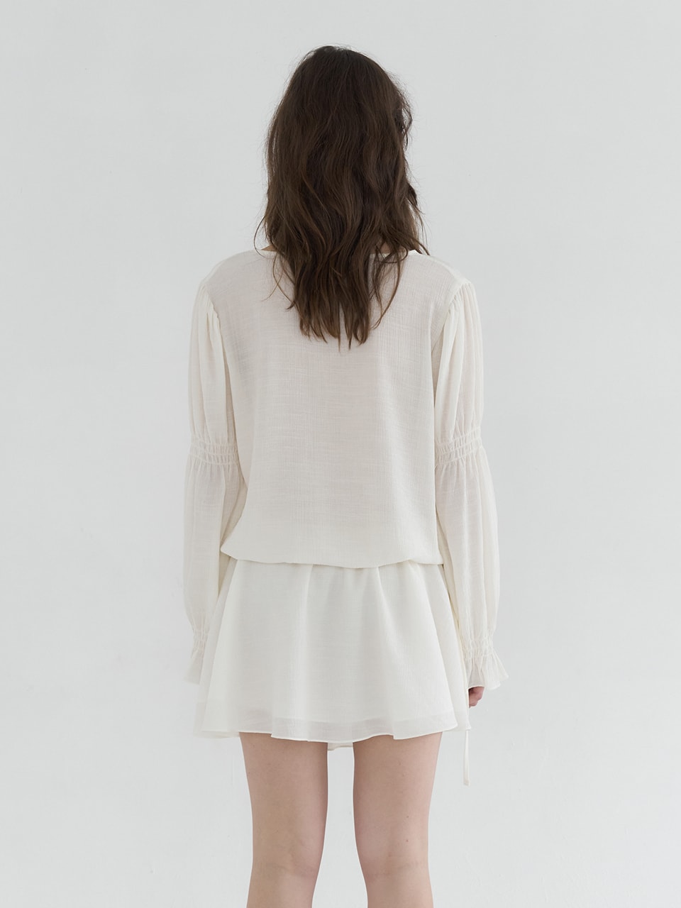 LACE PINTUCK ONEPIECE_IVORY