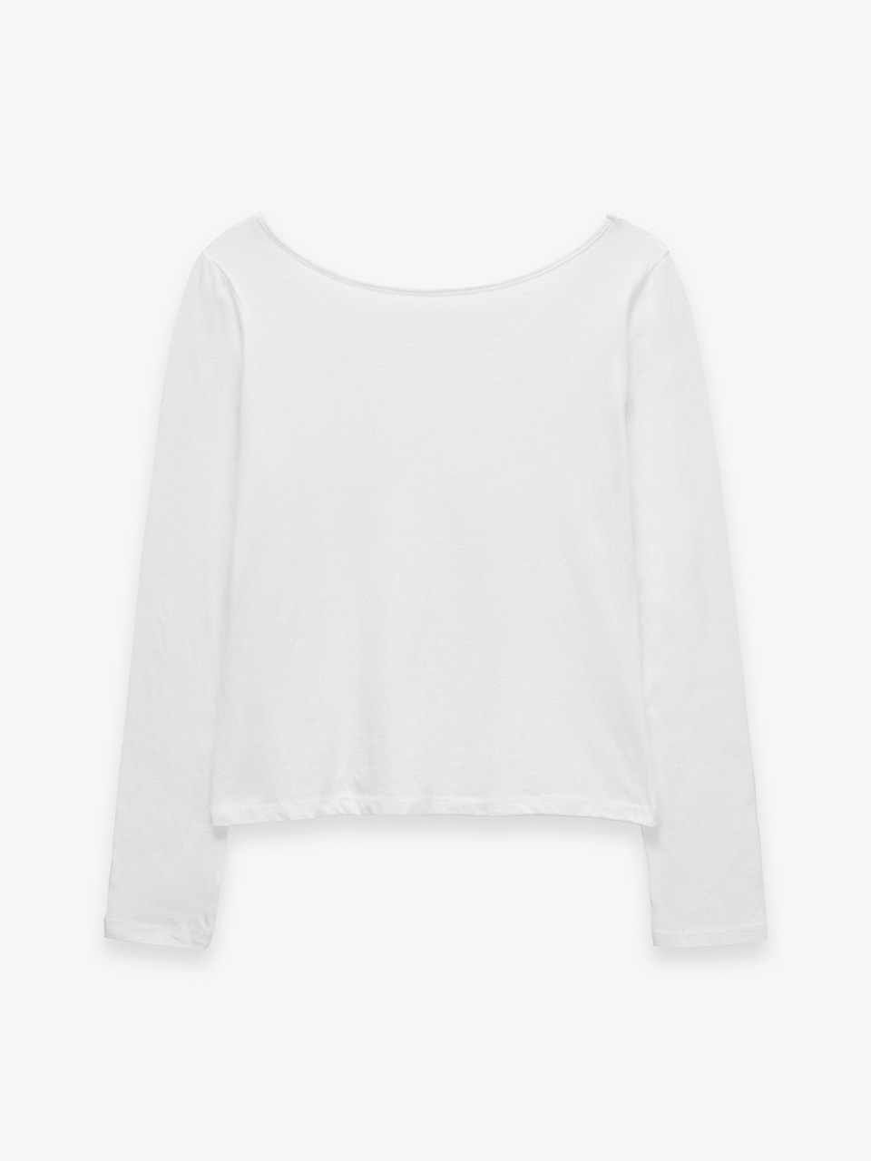 V NECK SOFT LONG SLEEVE T-SHIRT_2COLOR