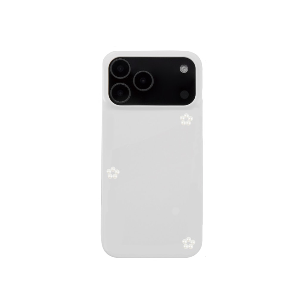 Floral Case White