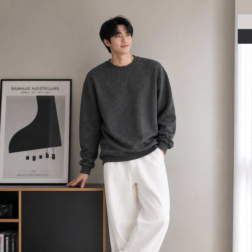 TR오버핏 맨투맨