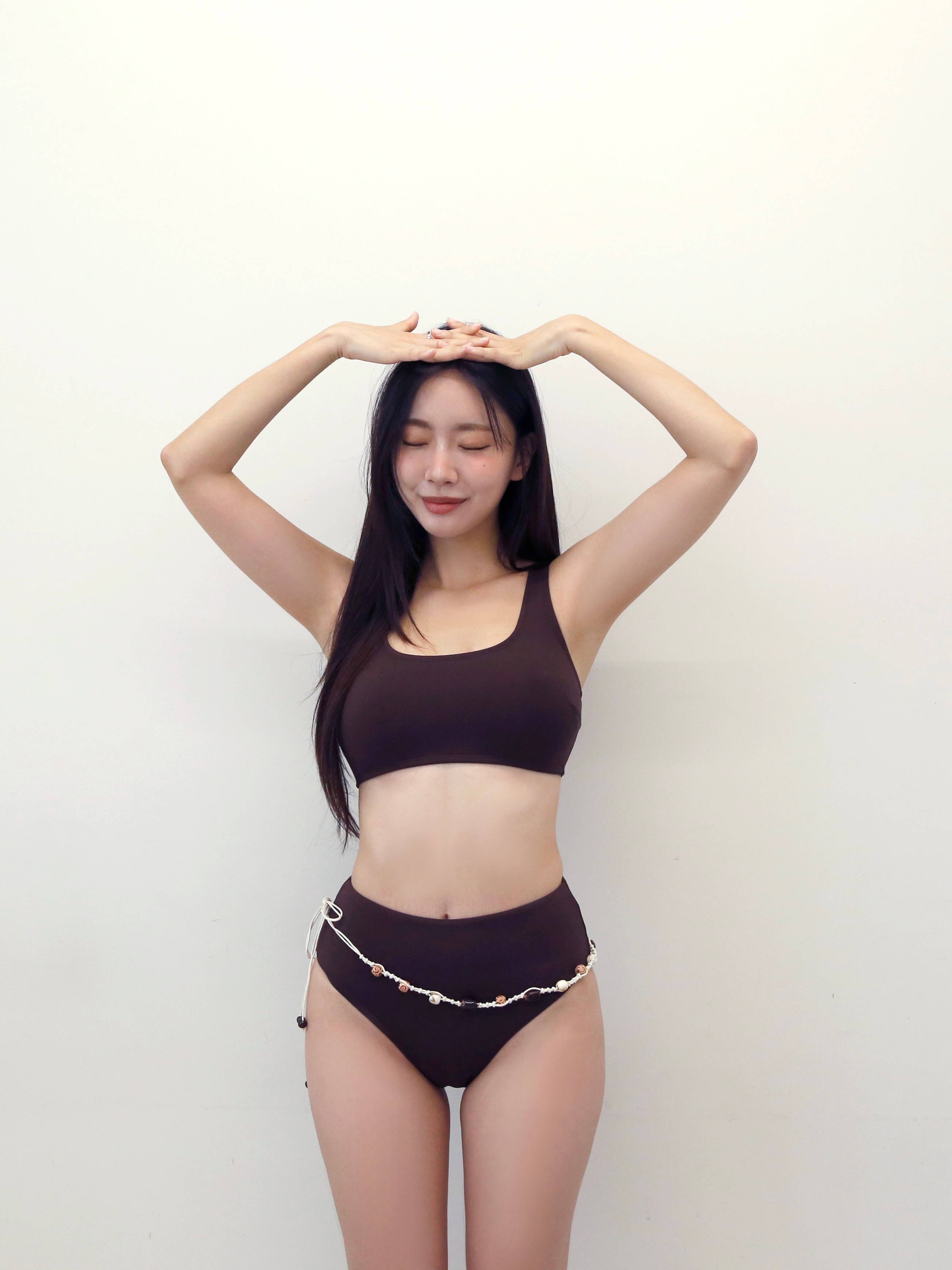 [SET]Baby reef reversible bikini - brown