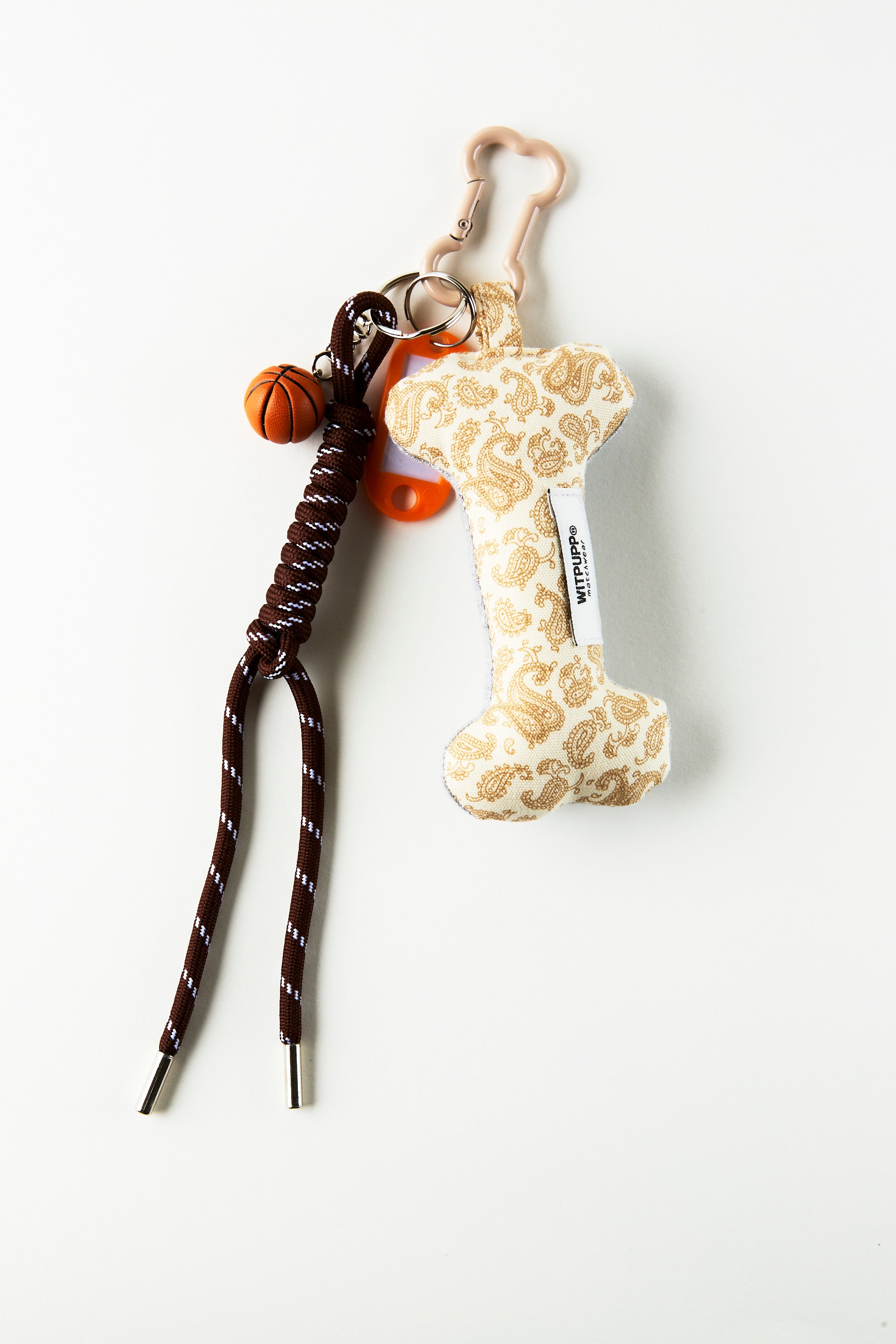 Bandana Keychain_Grey&Brown