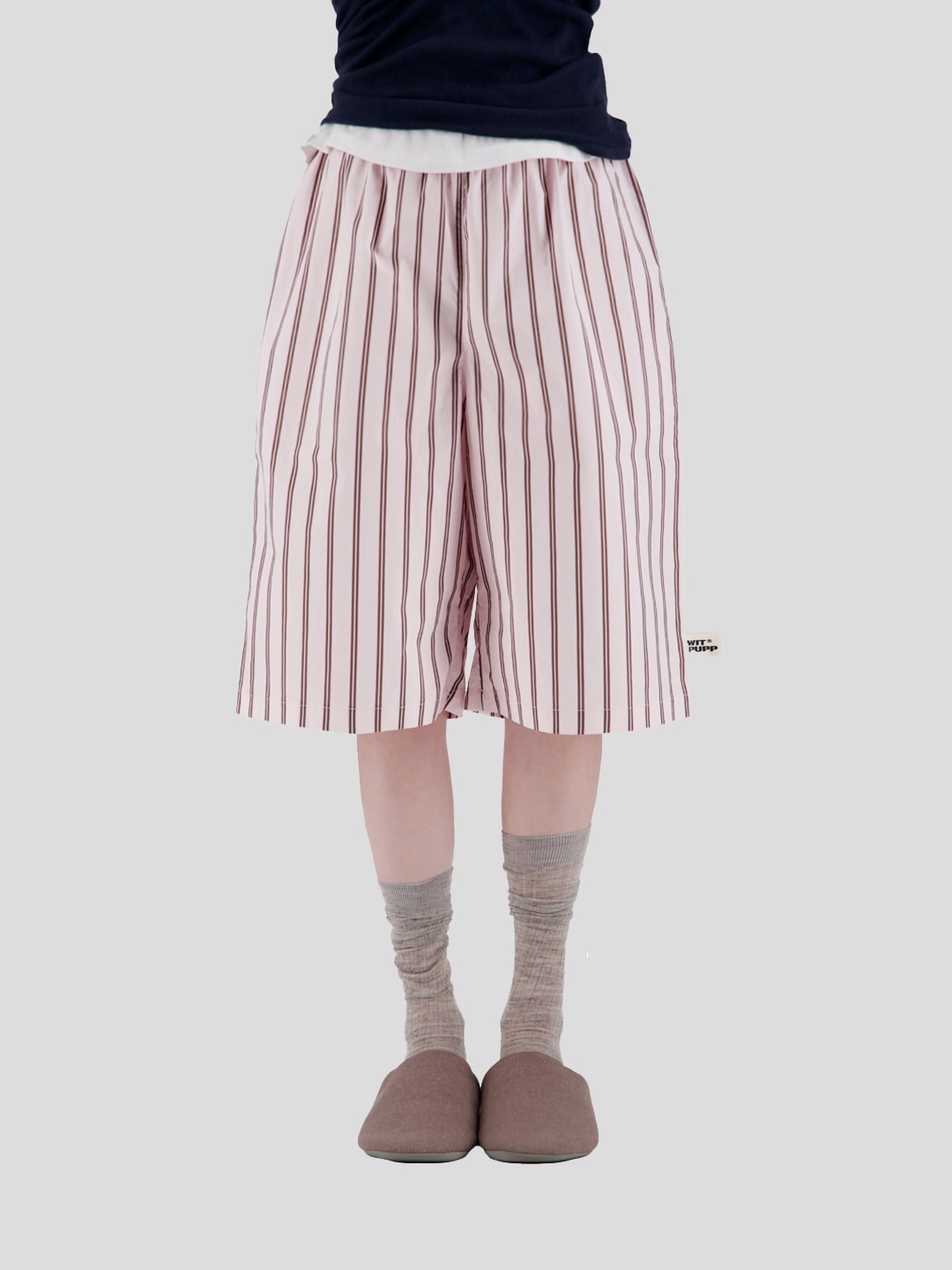 Bermuda Pajama Shorts_Baby Pink