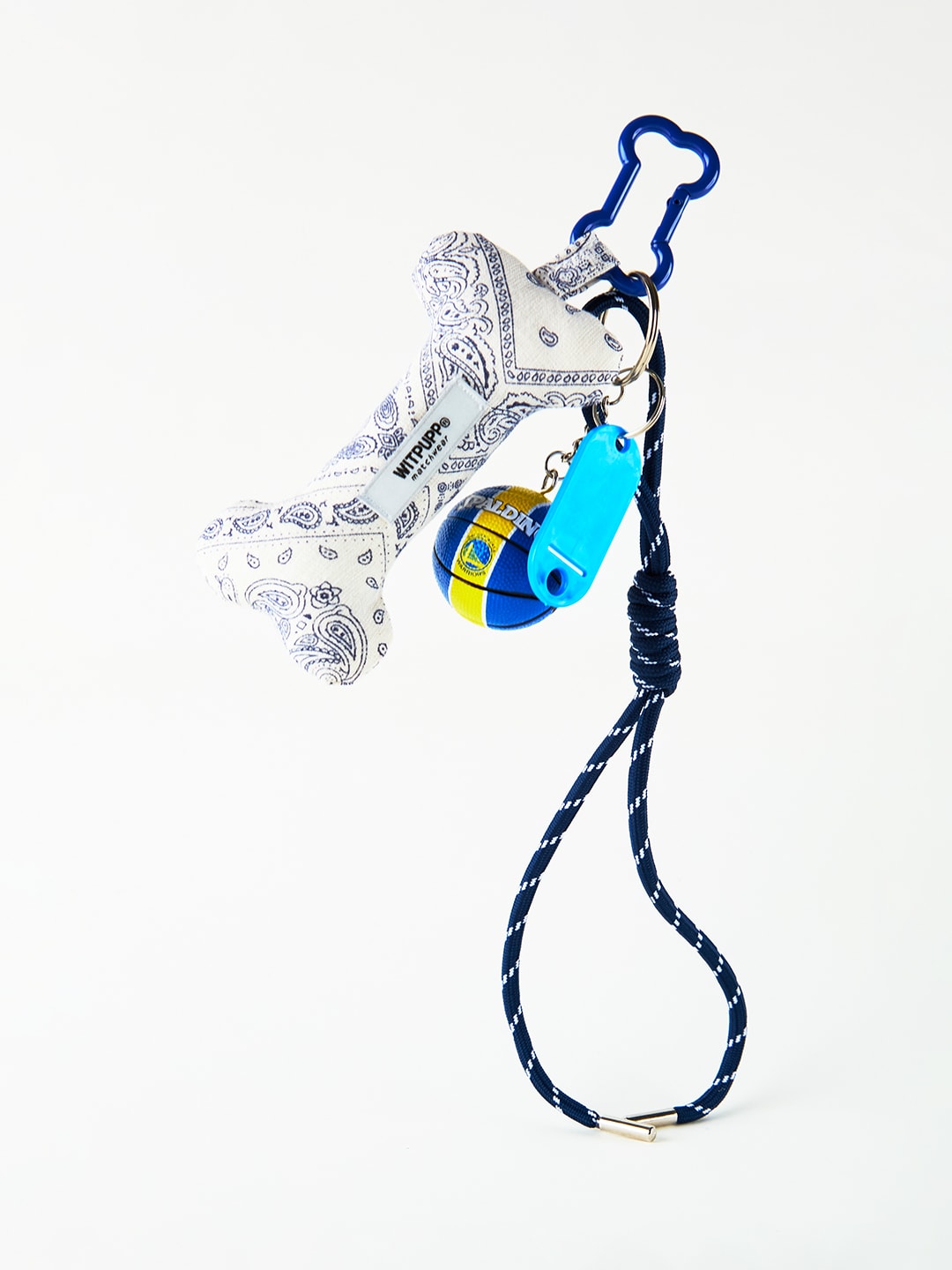 Bandana Keychain_Blue