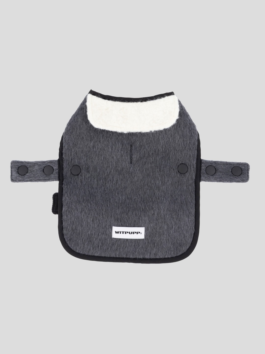 Classic Wool Cape Coat_charcoal
