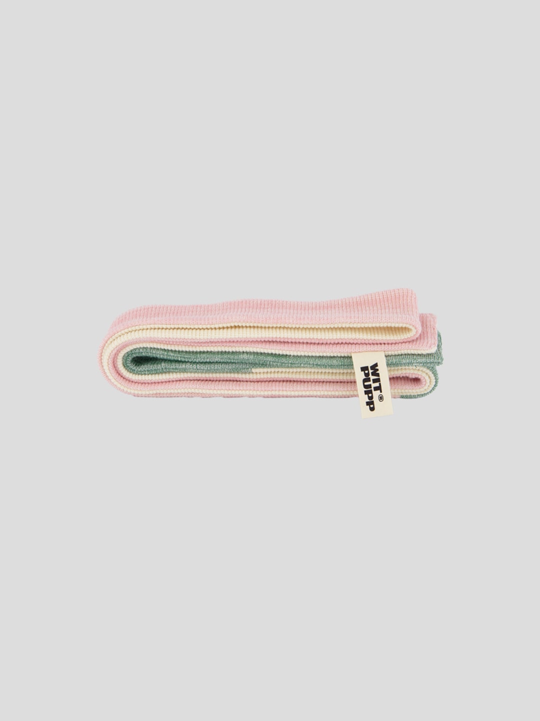 Color-Block Slim muffler_Pink