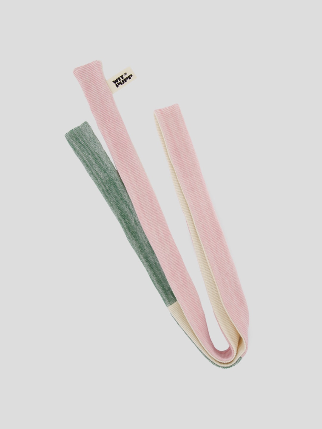 Color-Block Slim muffler_Pink