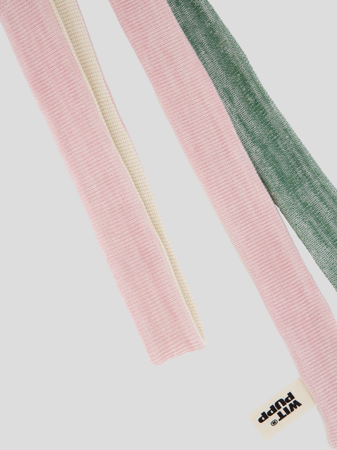 Color-Block Slim muffler_Pink