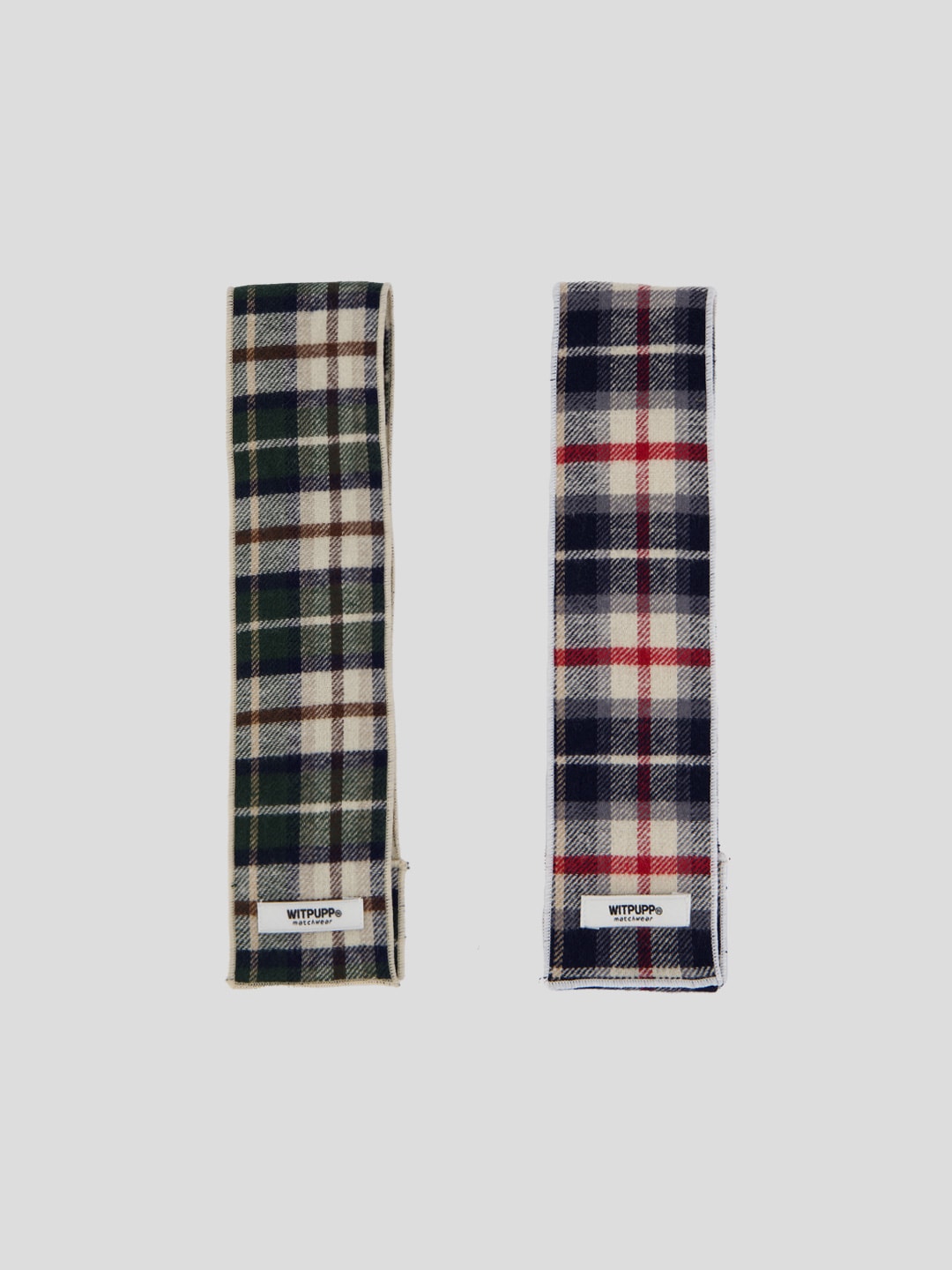 Plaid muffler_Navy (NEW COLOR)
