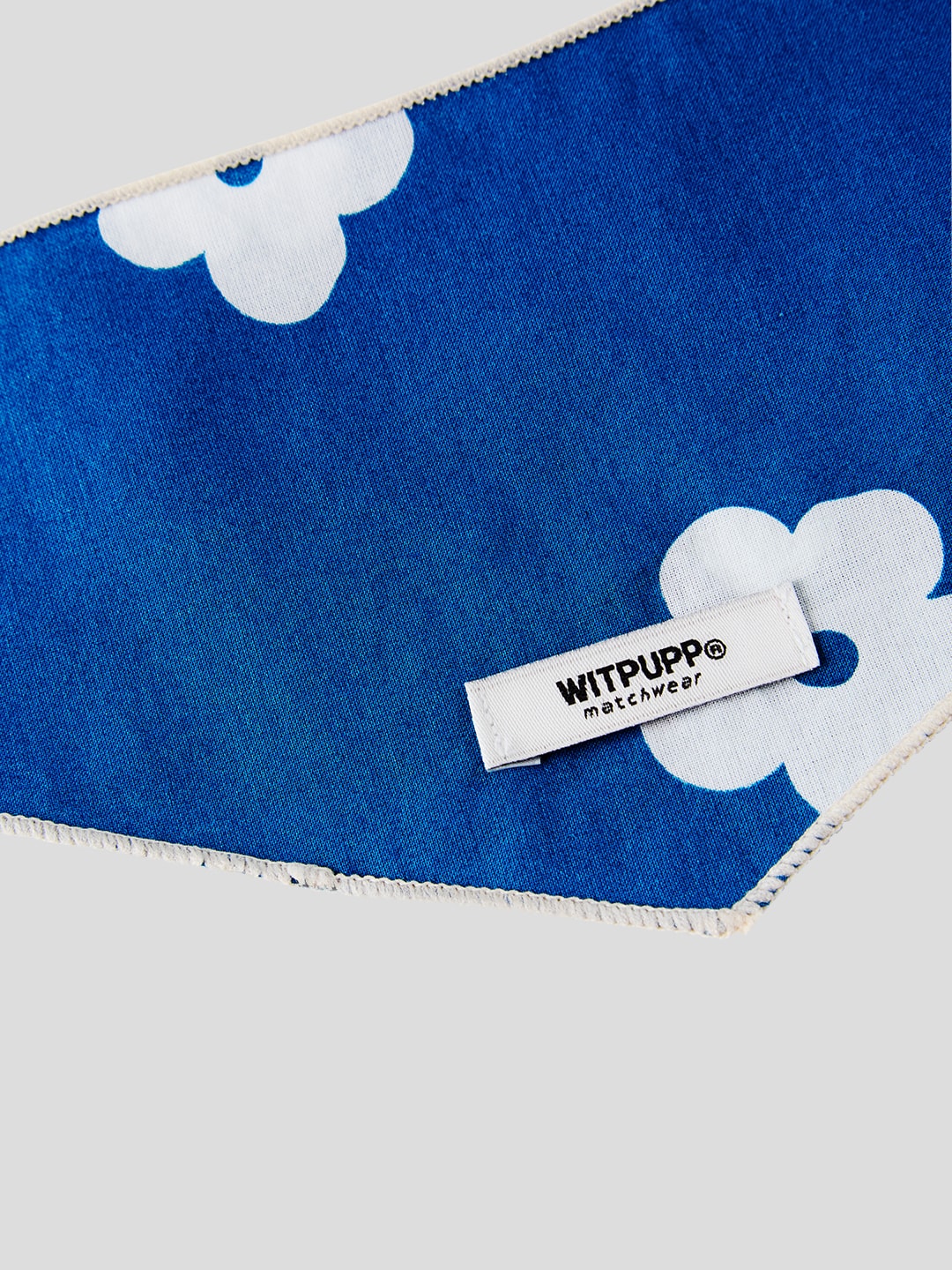 Blue flower scarf