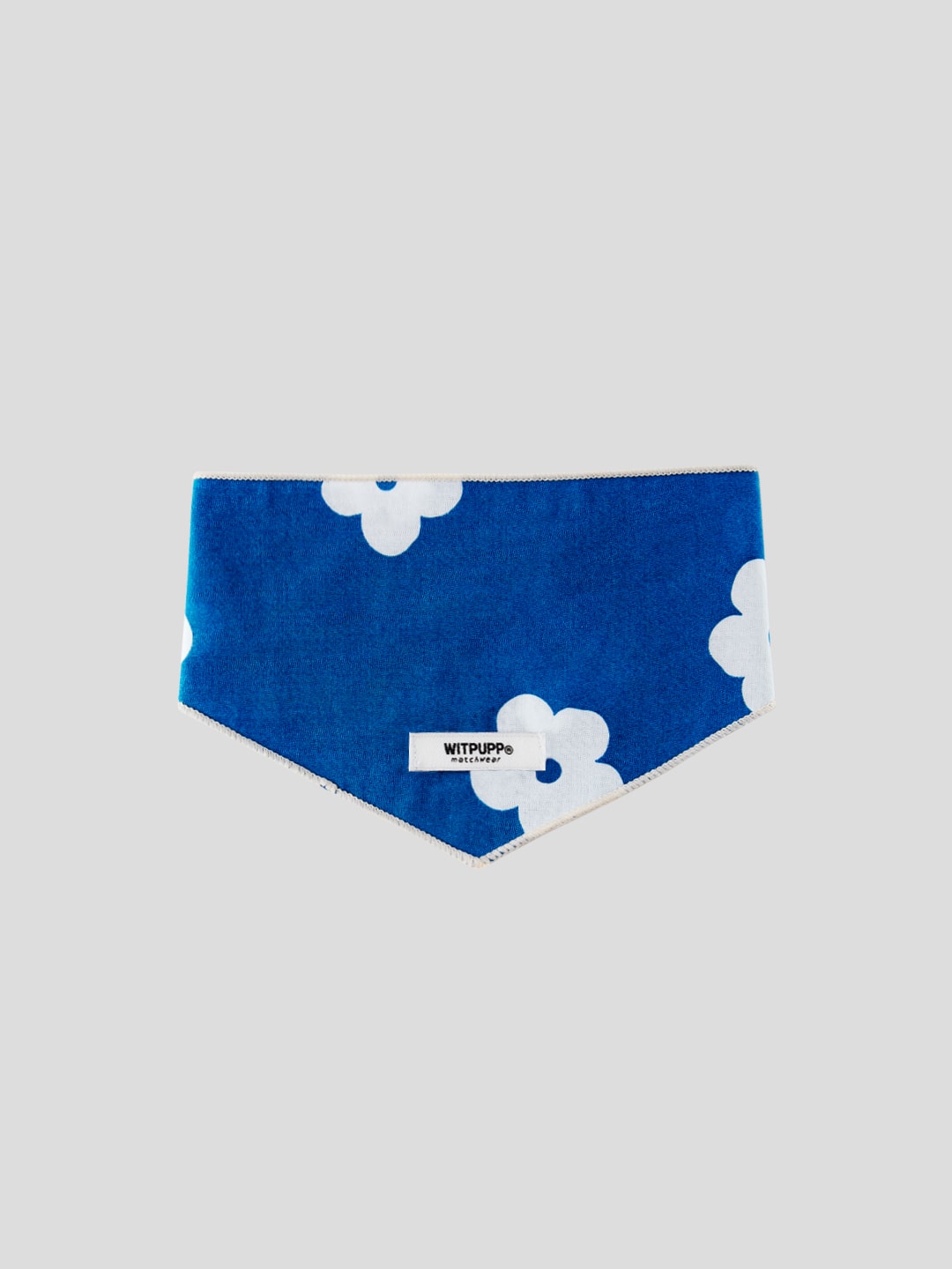 Blue flower scarf
