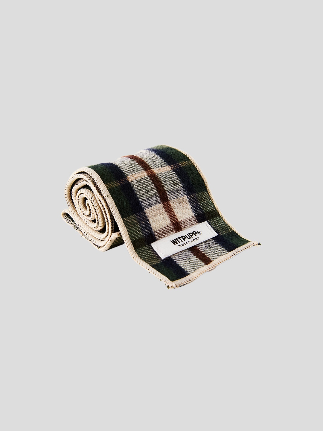 Plaid muffler_Green