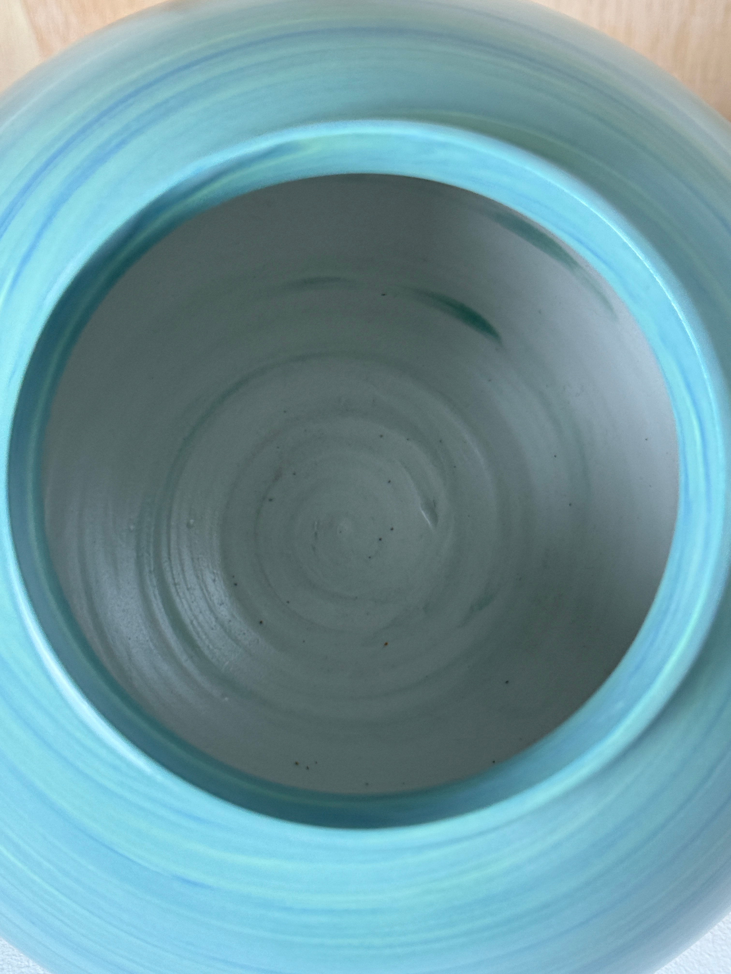 Moon jar / Blue-green 청록